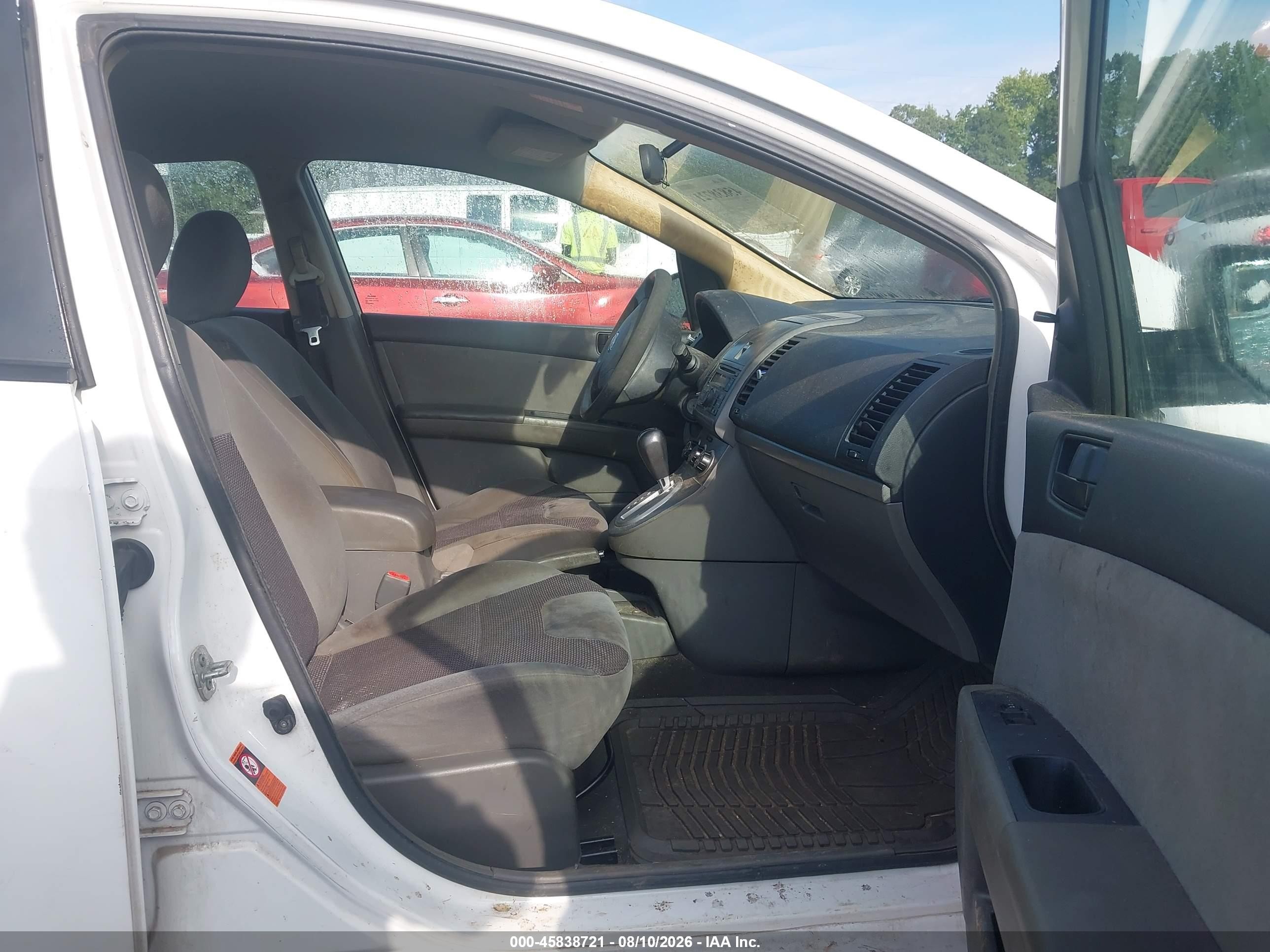 2007 Nissan Sentra 2.0 White vin: 3N1AB61E47L649800