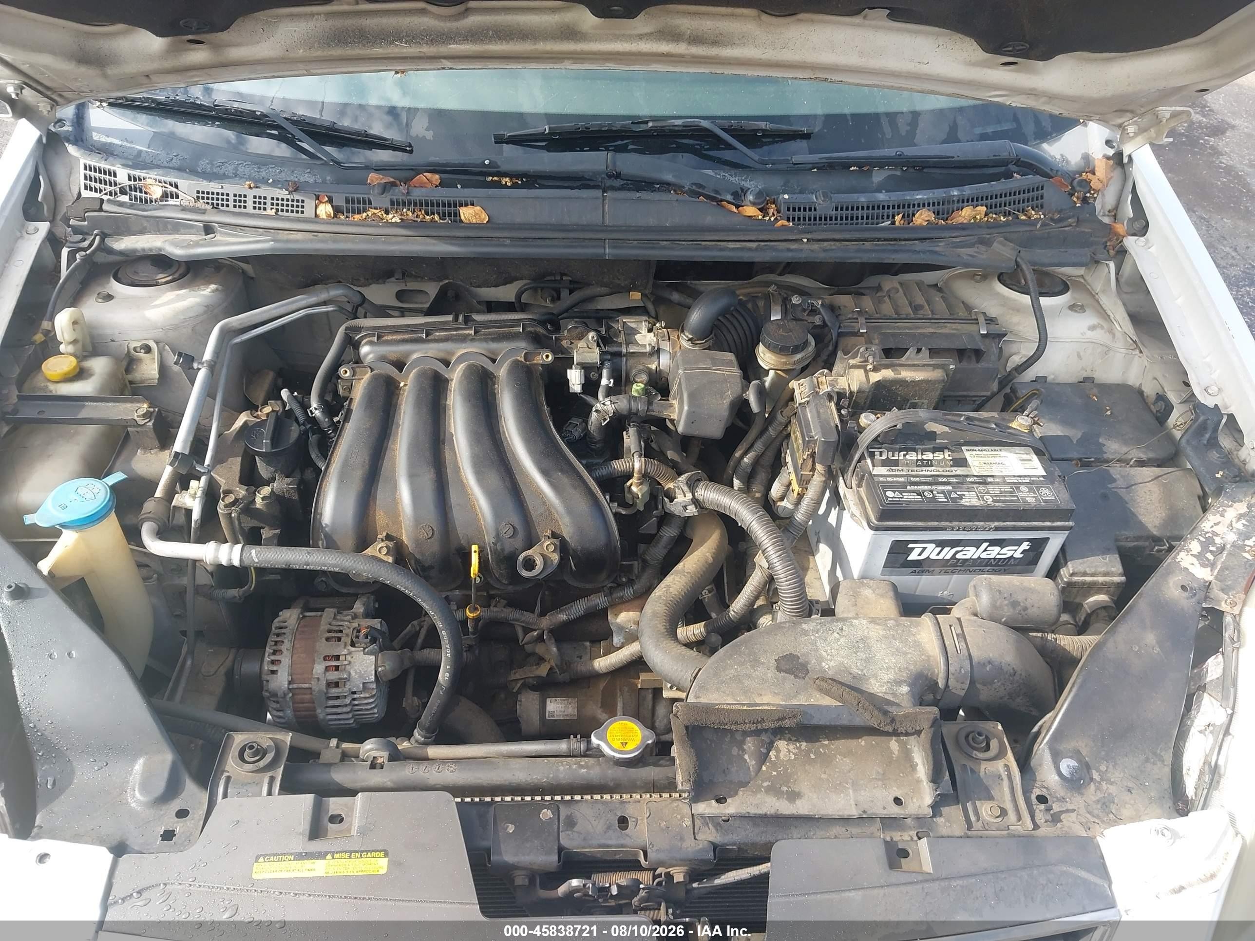 2007 Nissan Sentra 2.0 White vin: 3N1AB61E47L649800