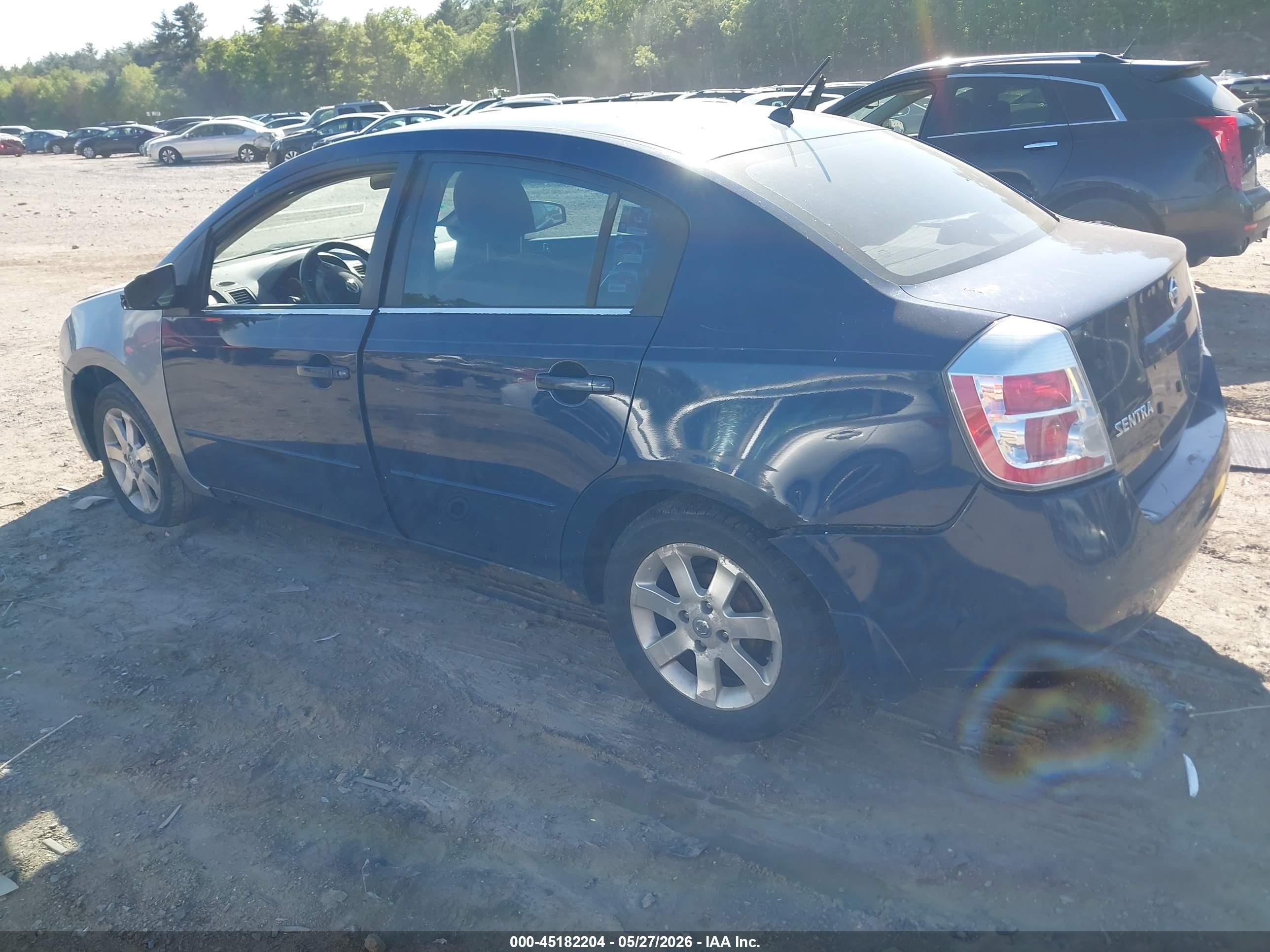 2007 Nissan Sentra 2.0s Dark Blue vin: 3N1AB61E47L682876