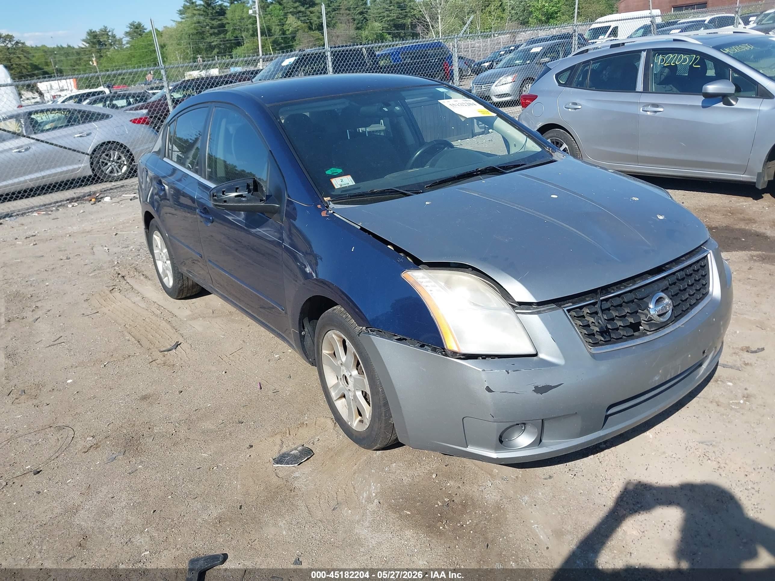 2007 Nissan Sentra 2.0s Dark Blue vin: 3N1AB61E47L682876