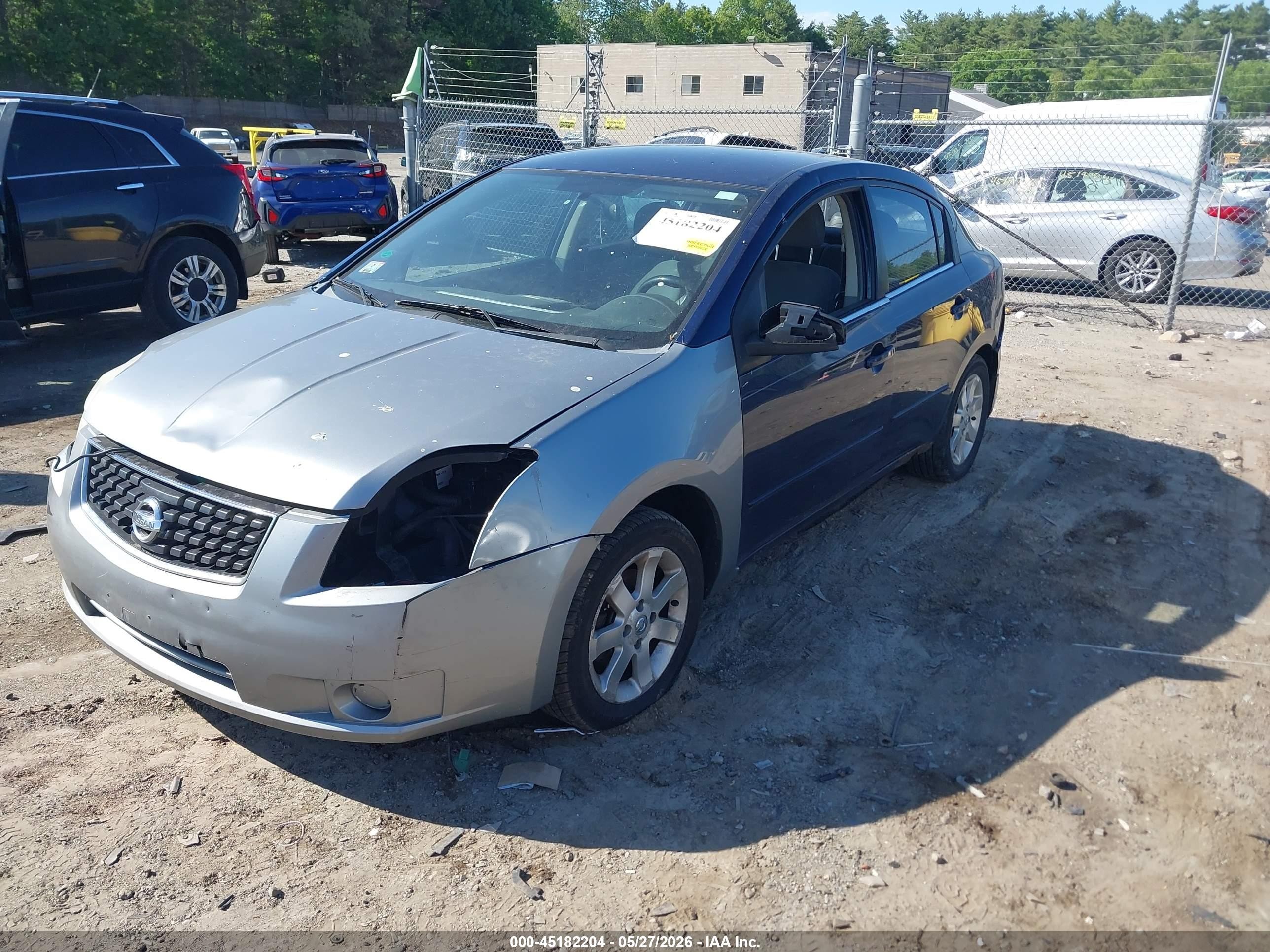 2007 Nissan Sentra 2.0s Dark Blue vin: 3N1AB61E47L682876