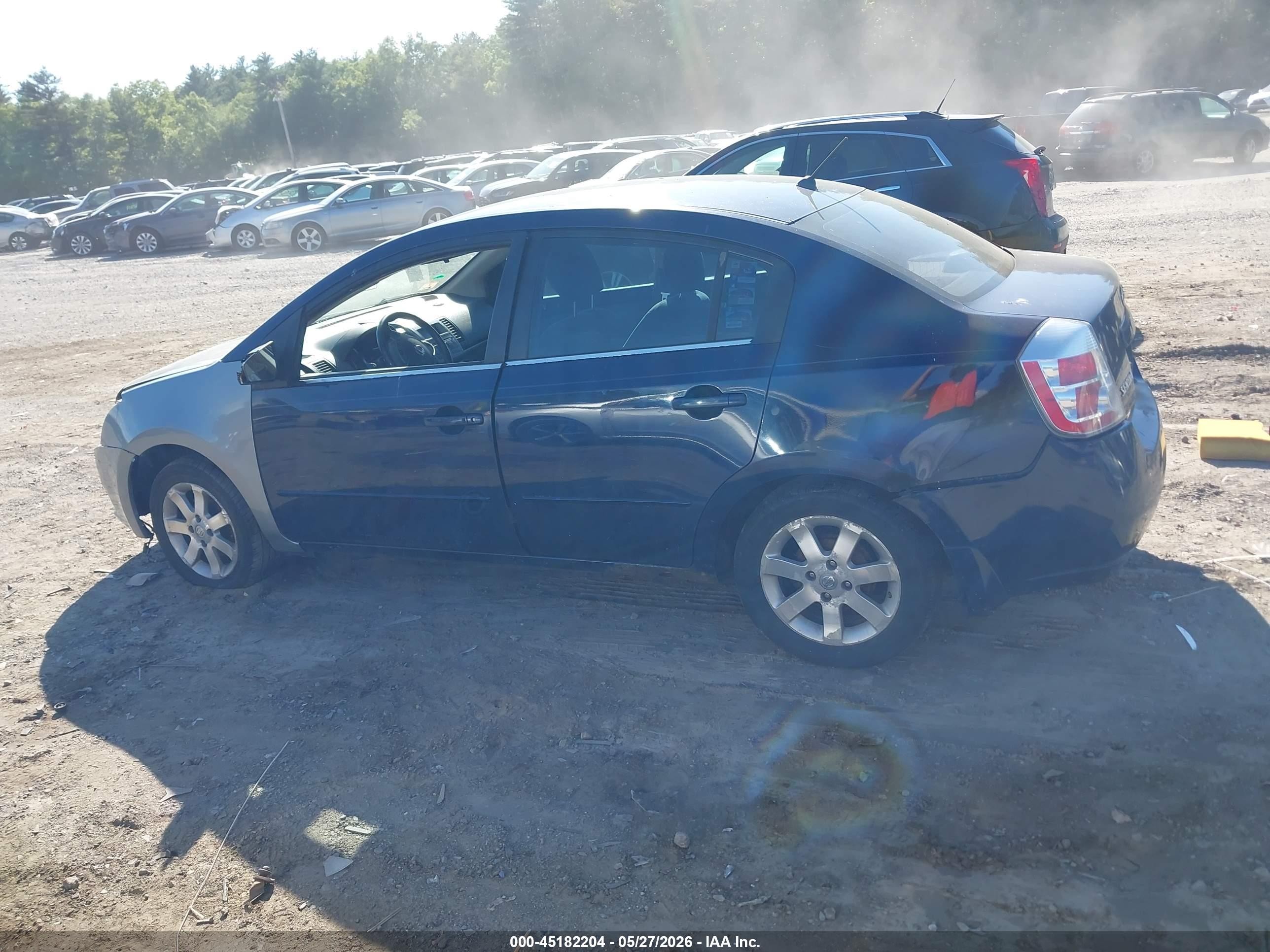 2007 Nissan Sentra 2.0s Dark Blue vin: 3N1AB61E47L682876