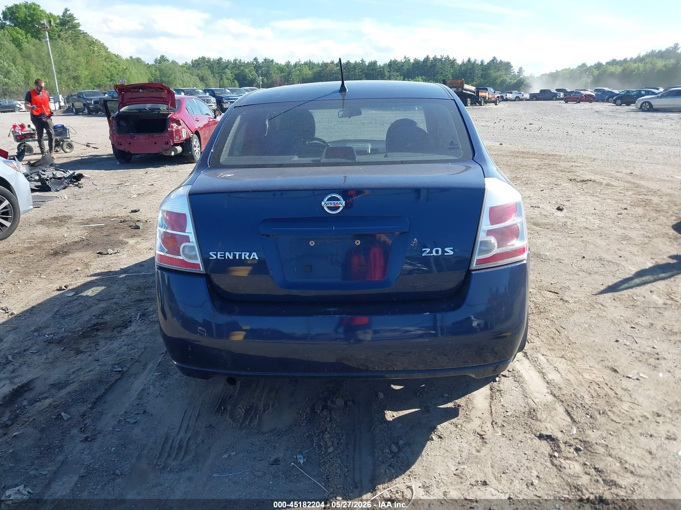 2007 Nissan Sentra 2.0s Dark Blue vin: 3N1AB61E47L682876
