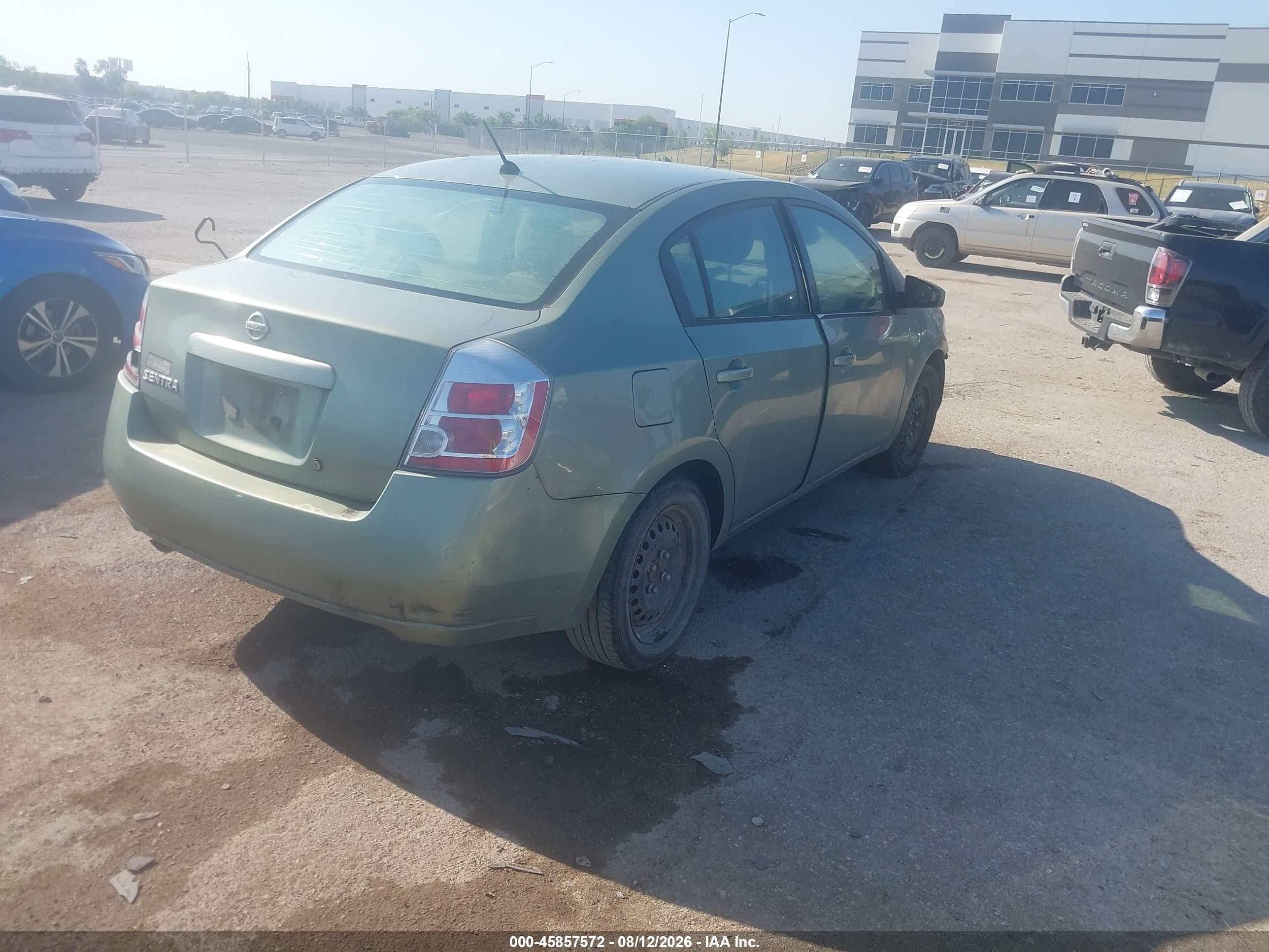 2008 Nissan Sentra 2.0 S Green vin: 3N1AB61E48L628141