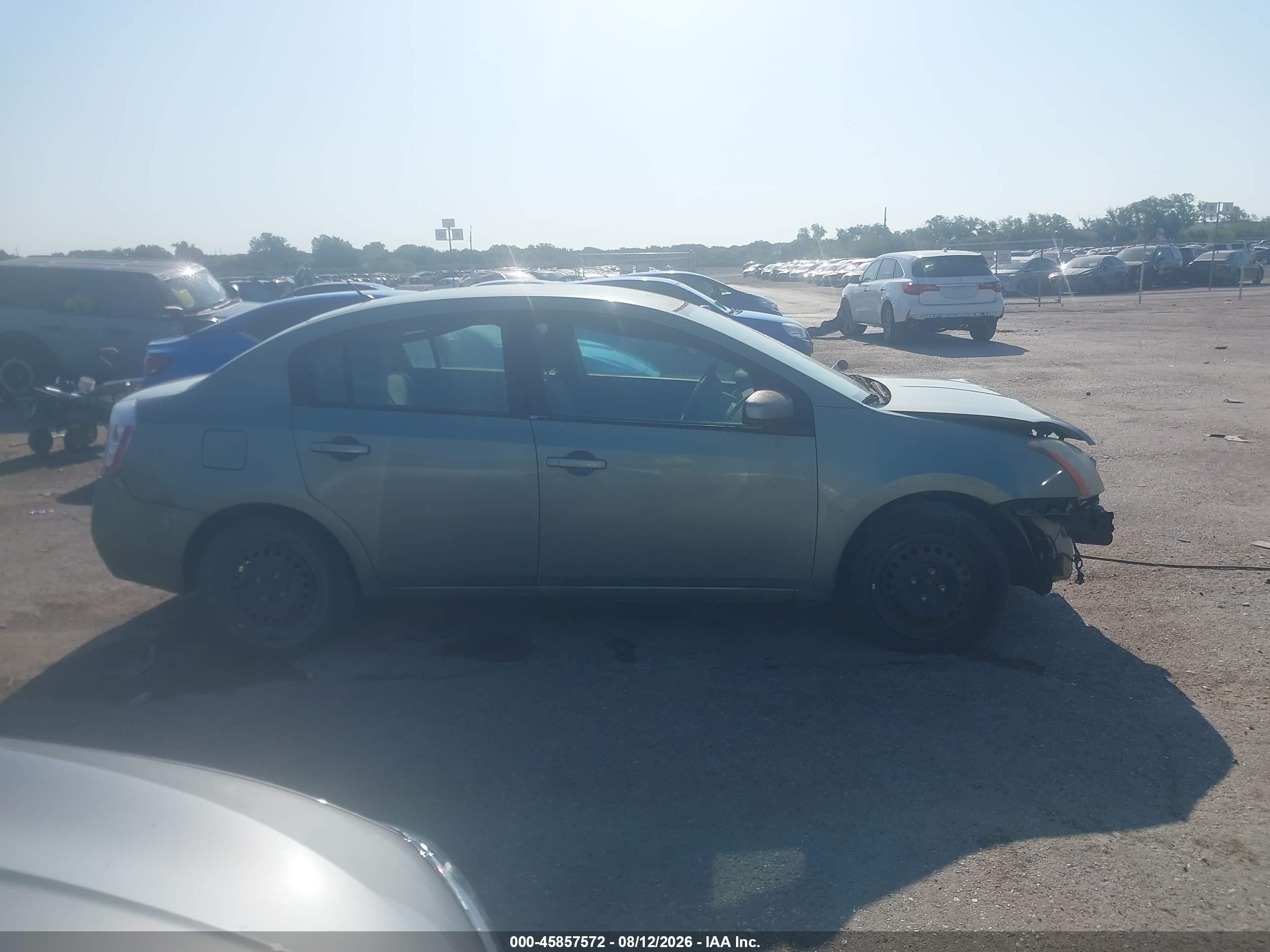 2008 Nissan Sentra 2.0 S Green vin: 3N1AB61E48L628141