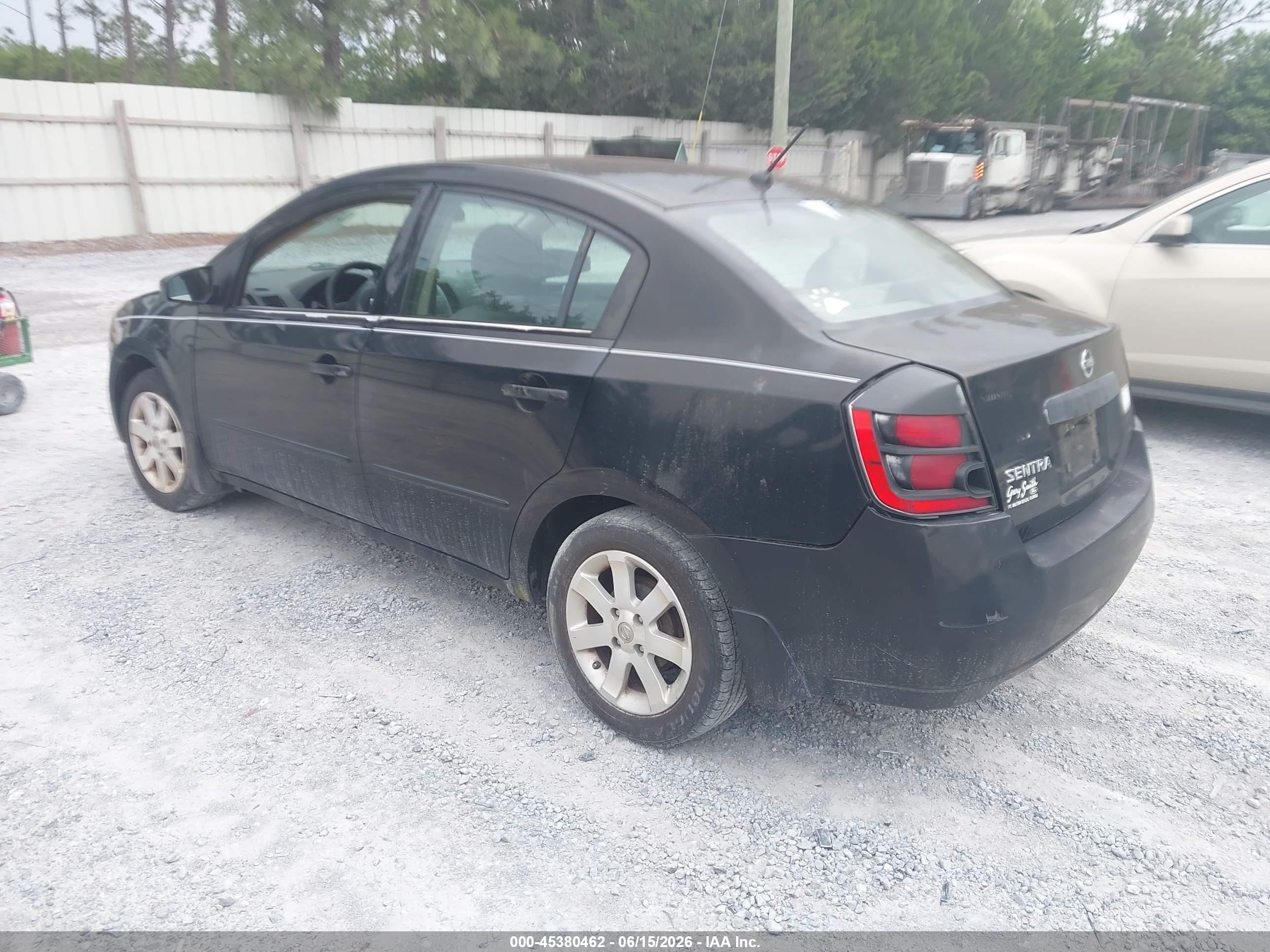 2008 Nissan Sentra 2.0 S Black vin: 3N1AB61E48L657218