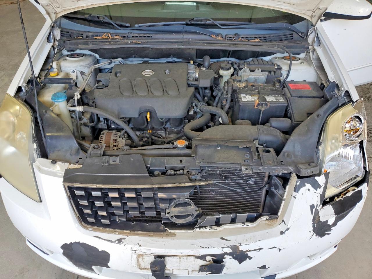 2008 Nissan Sentra 2.0 White vin: 3N1AB61E48L674696