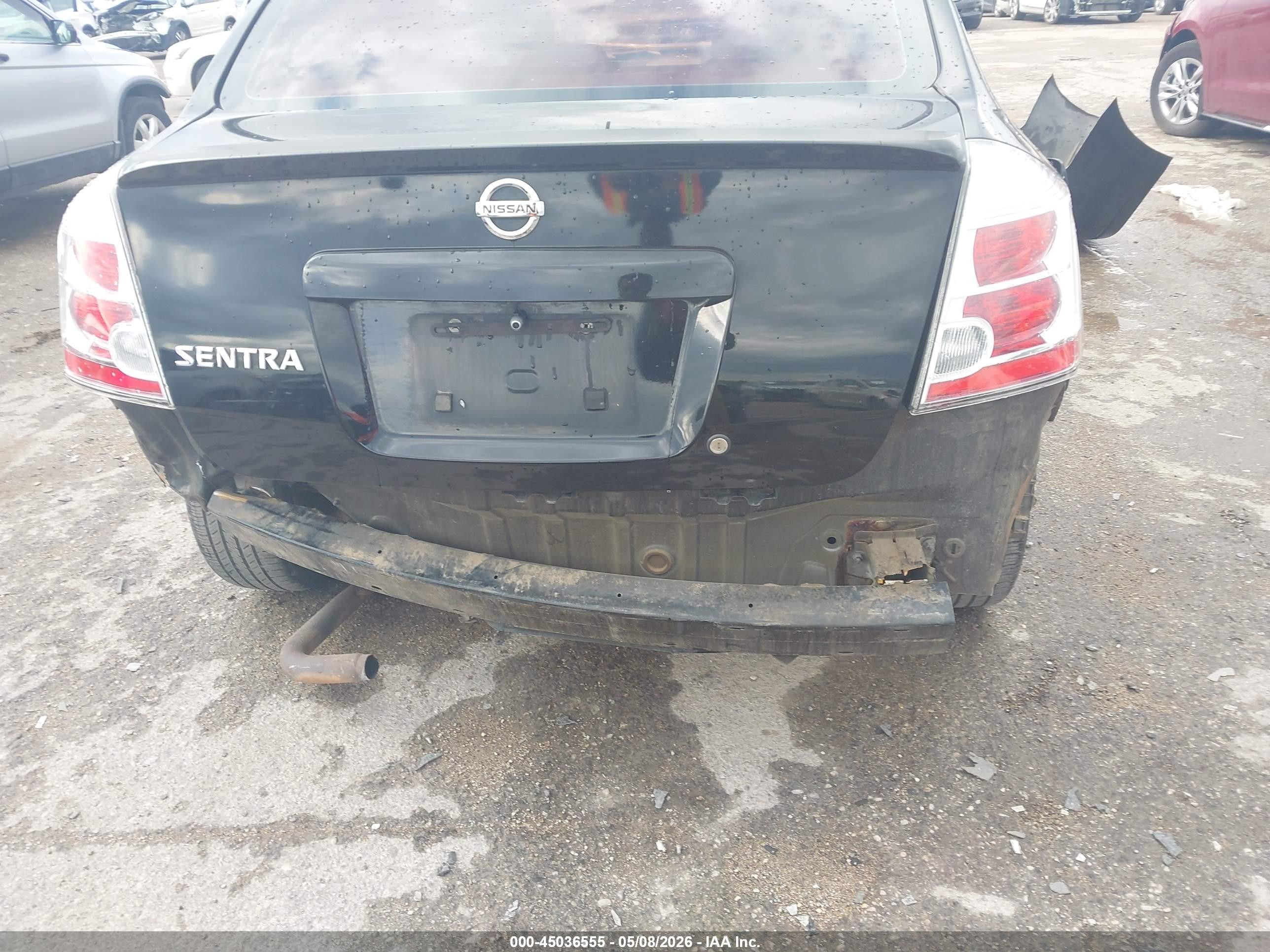 2008 Nissan Sentra 2.0s Черный vin: 3N1AB61E48L696309