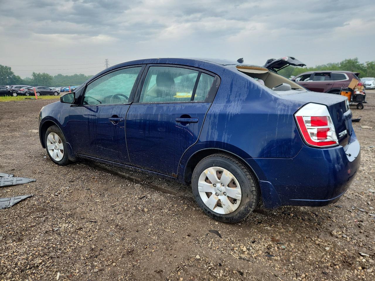 2008 Nissan Sentra 2.0 Синий vin: 3N1AB61E48L730541