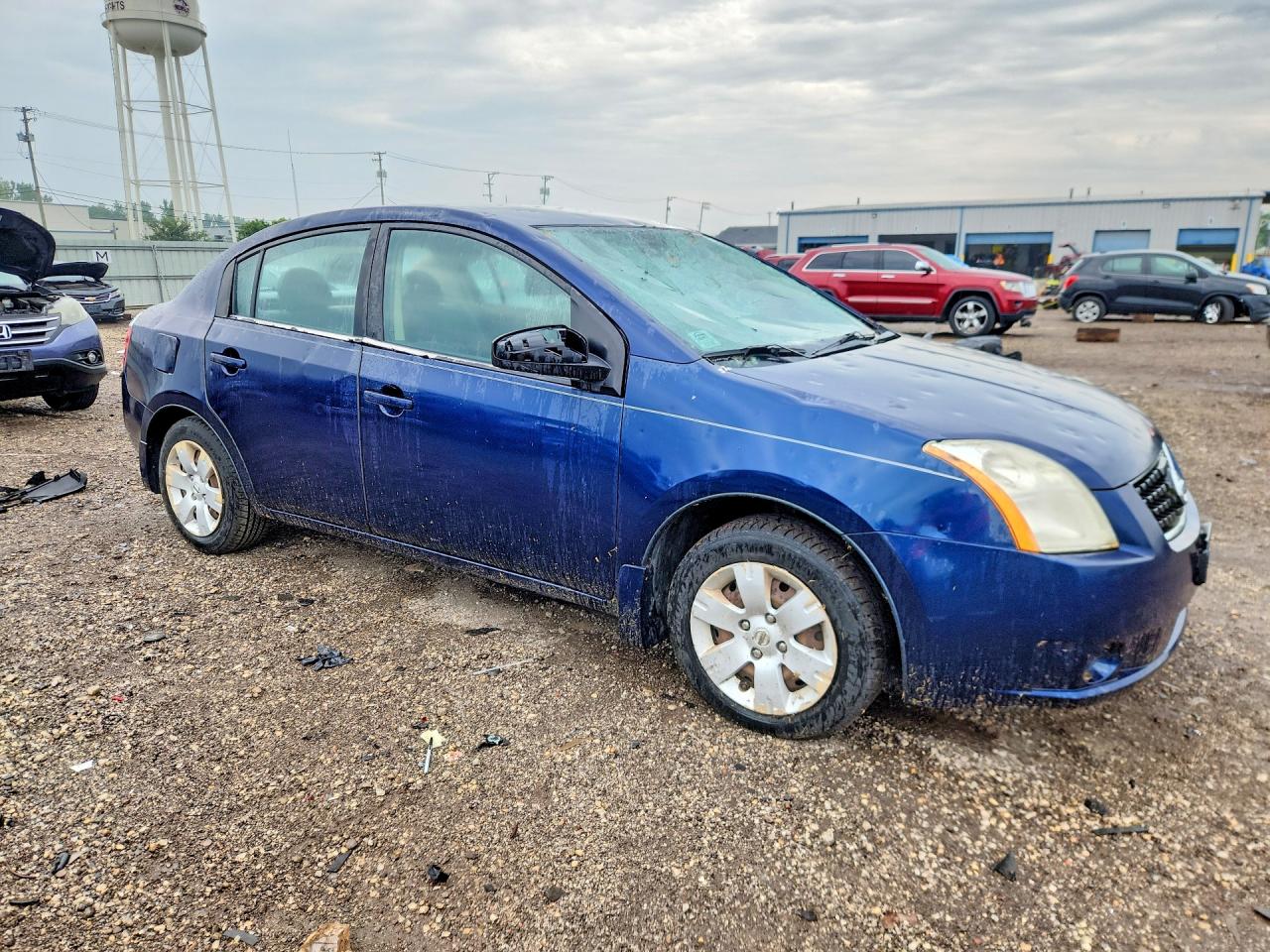 2008 Nissan Sentra 2.0 Синий vin: 3N1AB61E48L730541