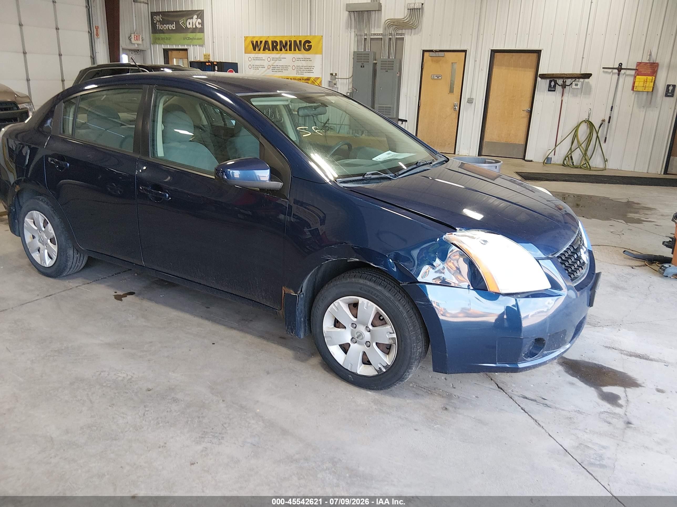 2008 Nissan Sentra 2.0 Dark Blue vin: 3N1AB61E48L739692