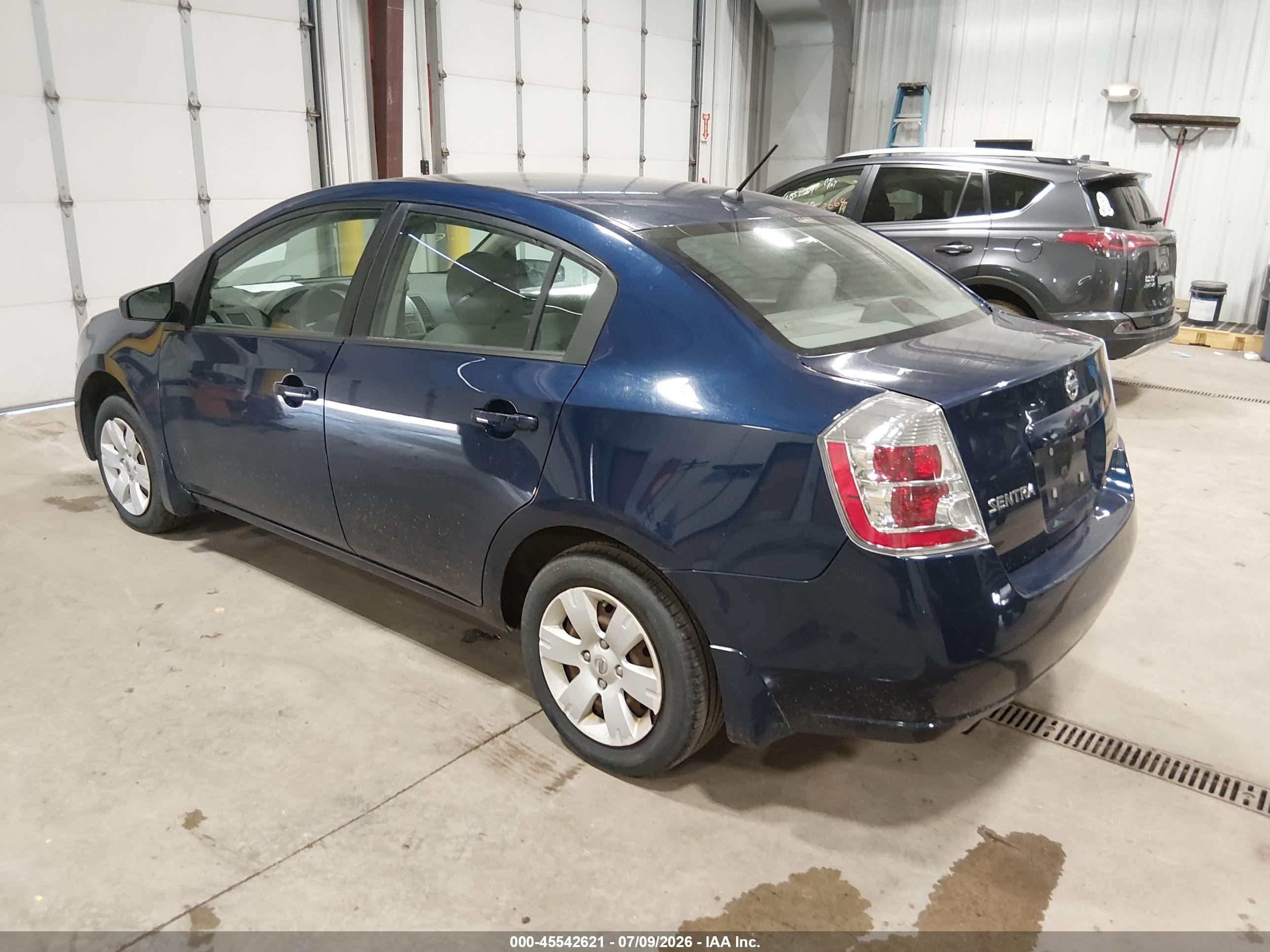 2008 Nissan Sentra 2.0 Dark Blue vin: 3N1AB61E48L739692