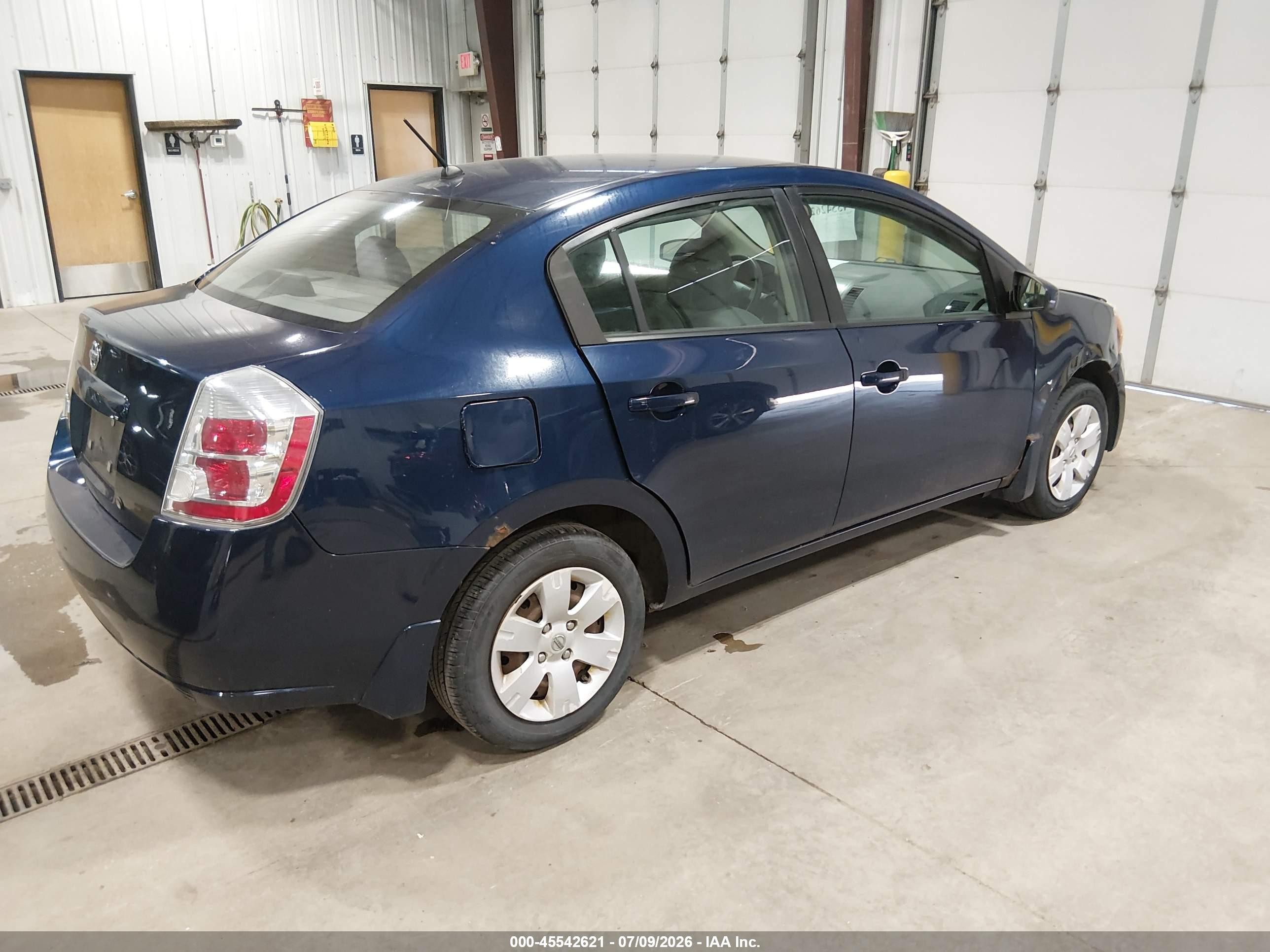 2008 Nissan Sentra 2.0 Dark Blue vin: 3N1AB61E48L739692