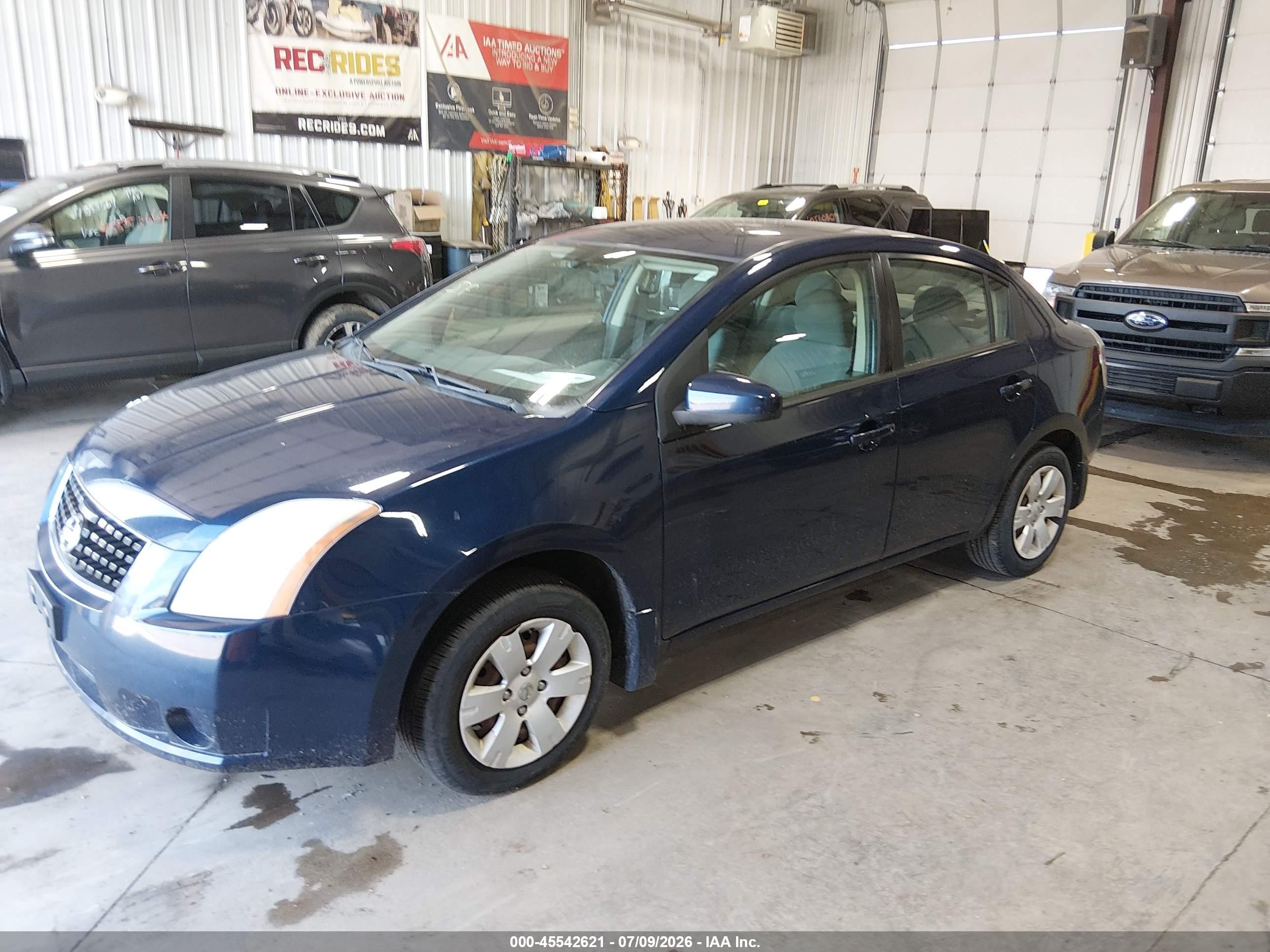 2008 Nissan Sentra 2.0 Dark Blue vin: 3N1AB61E48L739692