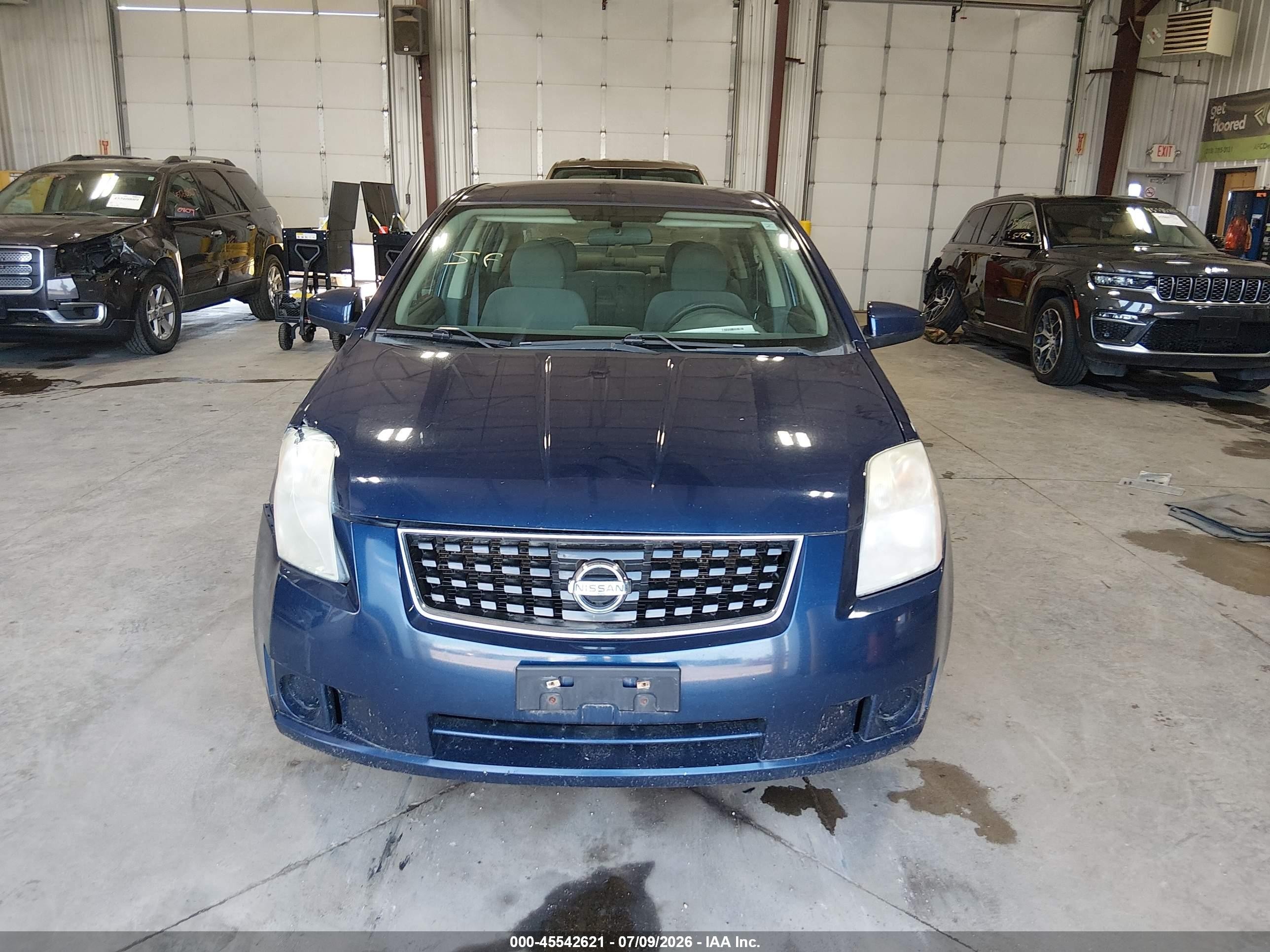 2008 Nissan Sentra 2.0 Dark Blue vin: 3N1AB61E48L739692