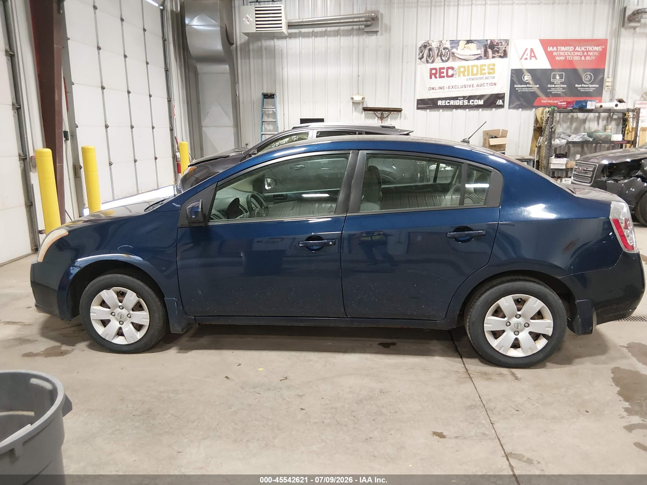 2008 Nissan Sentra 2.0 Dark Blue vin: 3N1AB61E48L739692