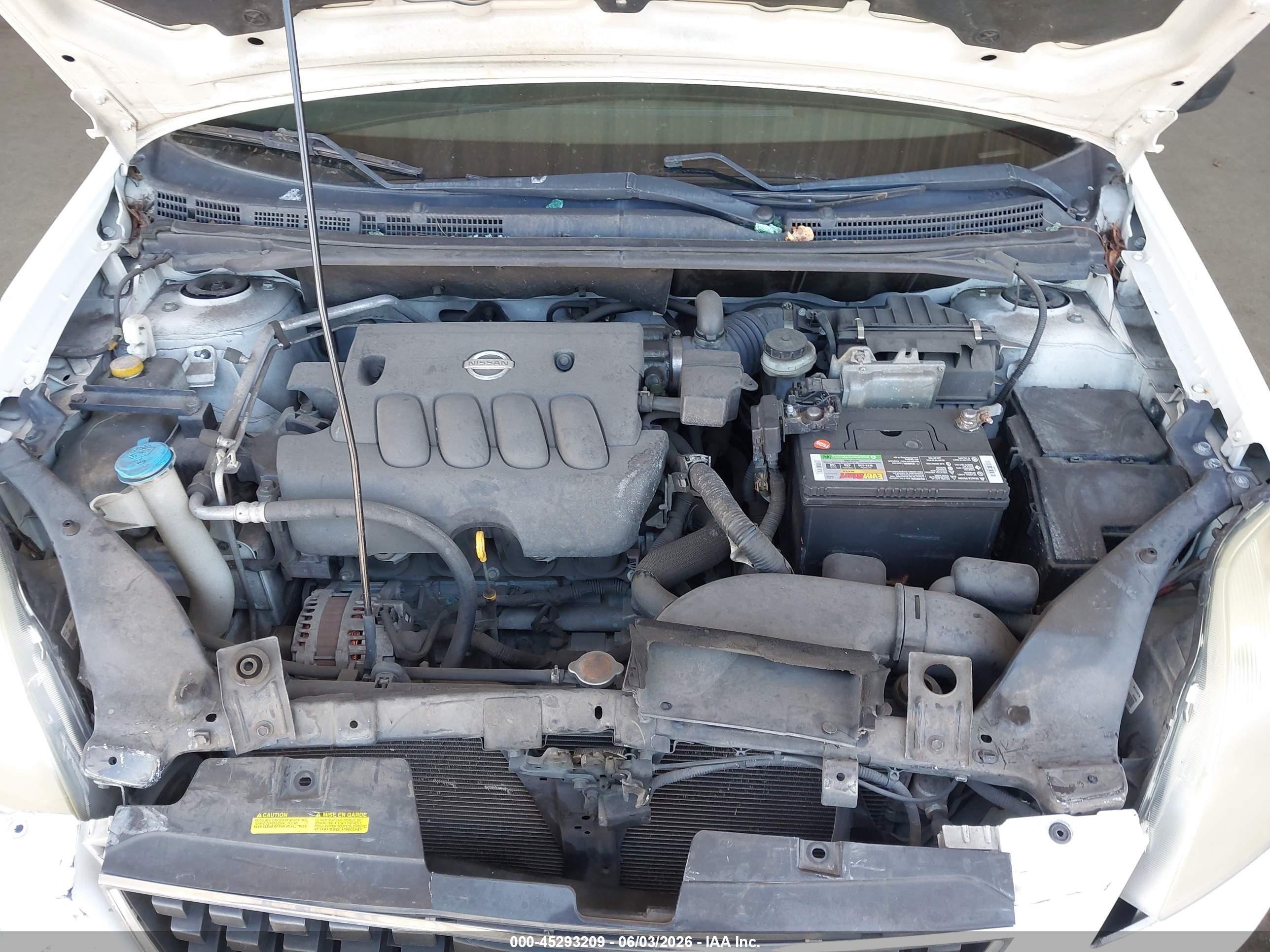 2009 Nissan Sentra 2.0 White vin: 3N1AB61E49L610353