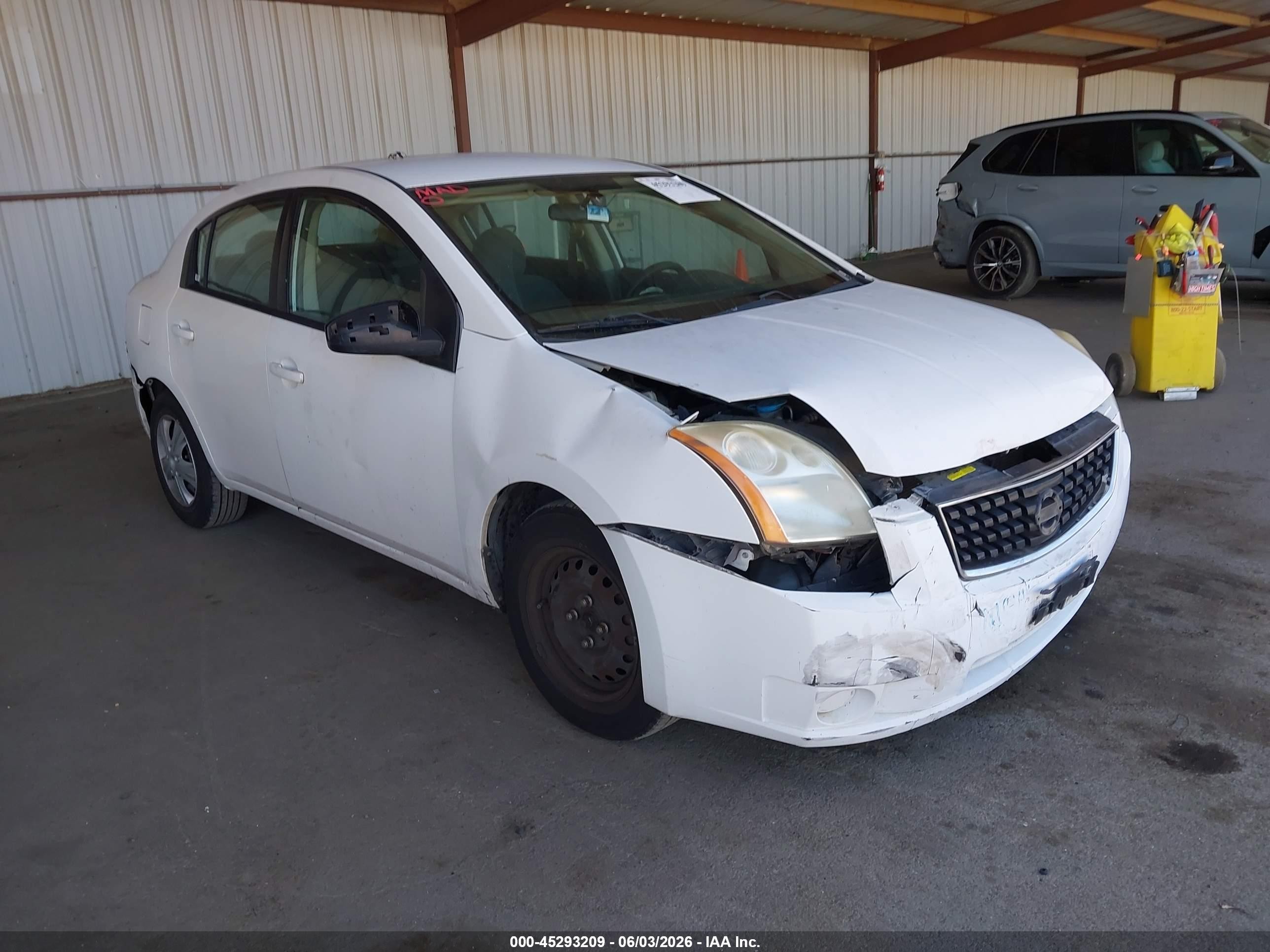 2009 Nissan Sentra 2.0 White vin: 3N1AB61E49L610353