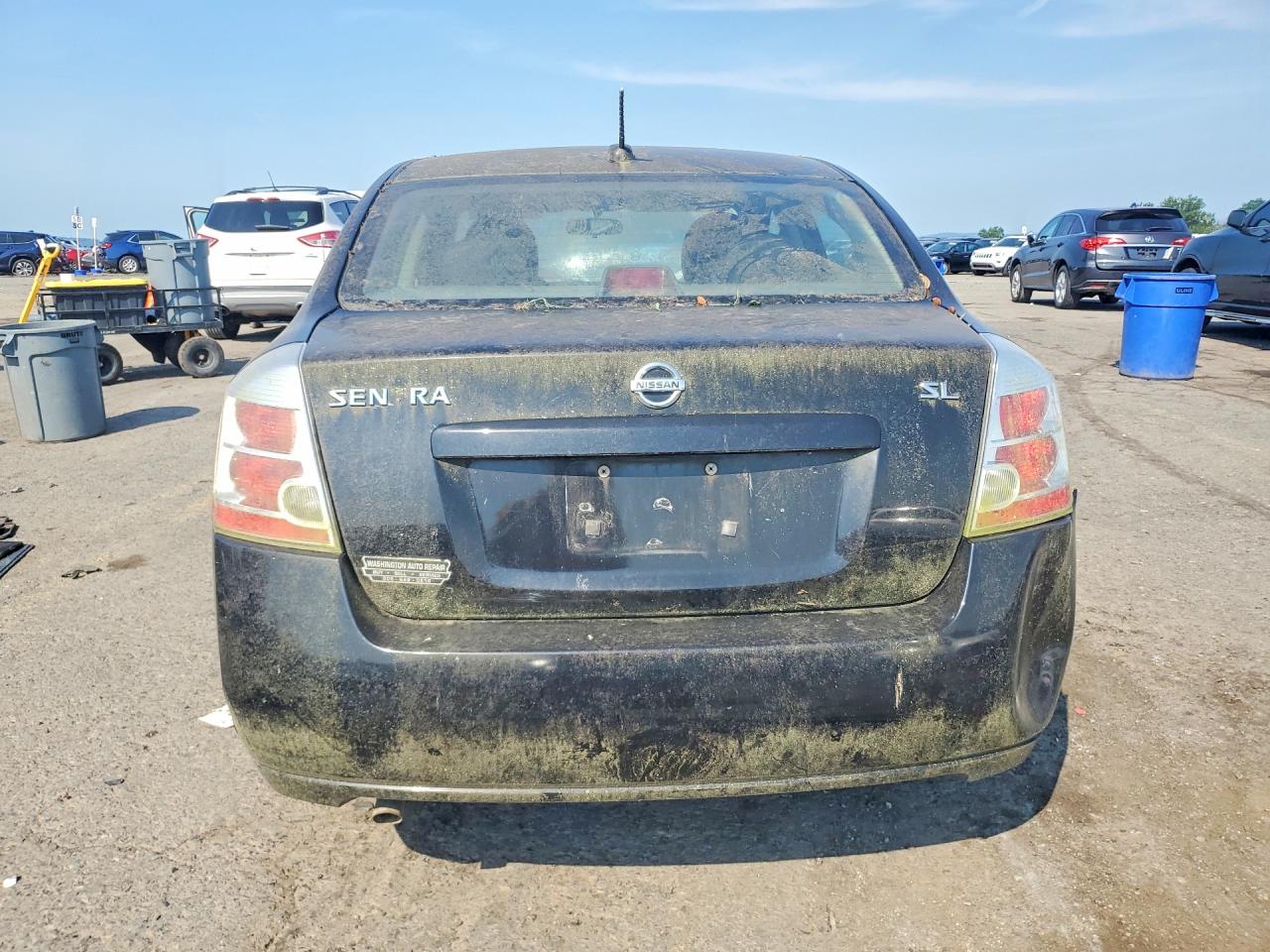 2009 Nissan Sentra Black vin: 3N1AB61E49L615830