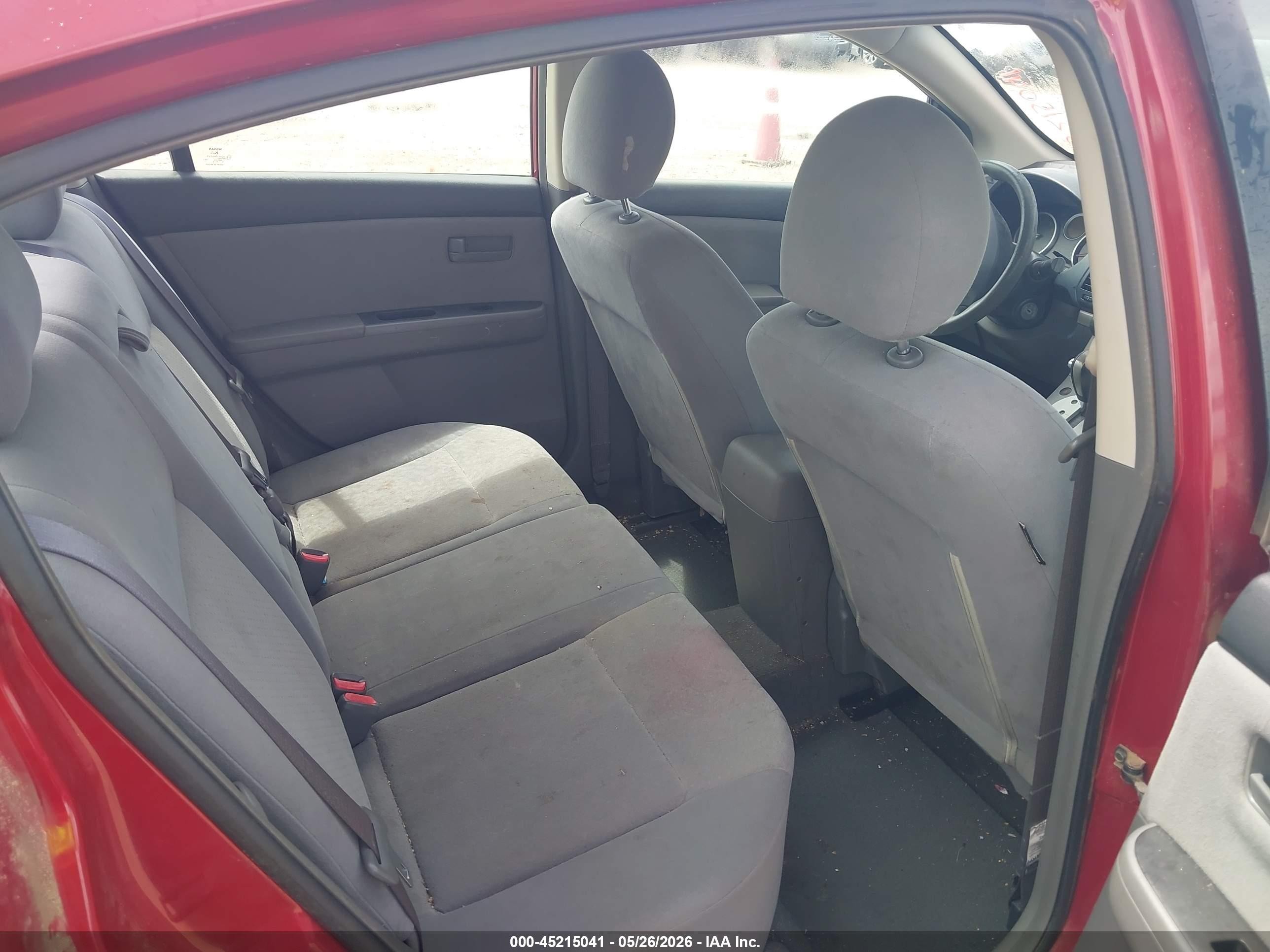 2009 Nissan Sentra 2.0 Бордовый vin: 3N1AB61E49L617044
