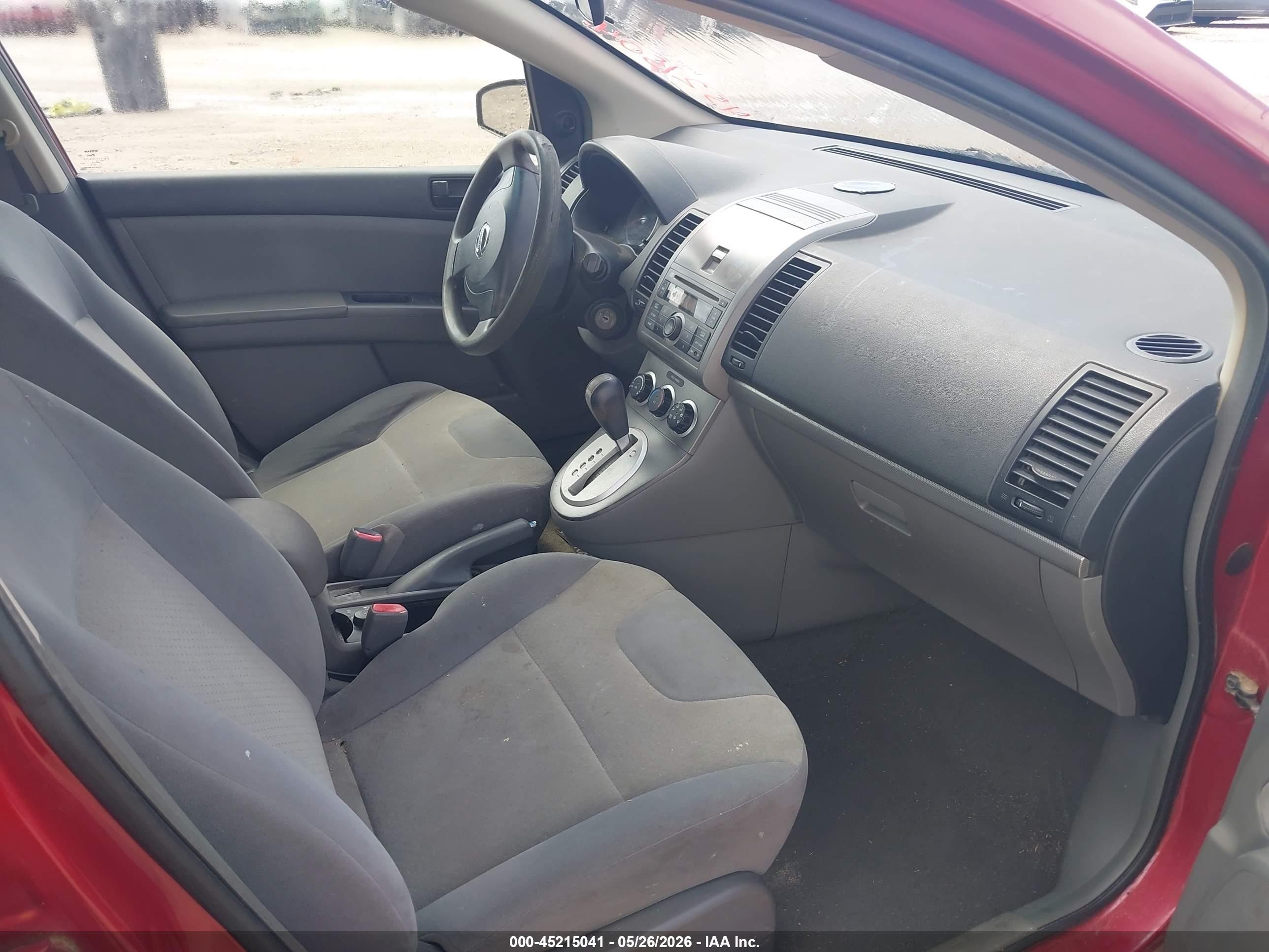 2009 Nissan Sentra 2.0 Бордовый vin: 3N1AB61E49L617044