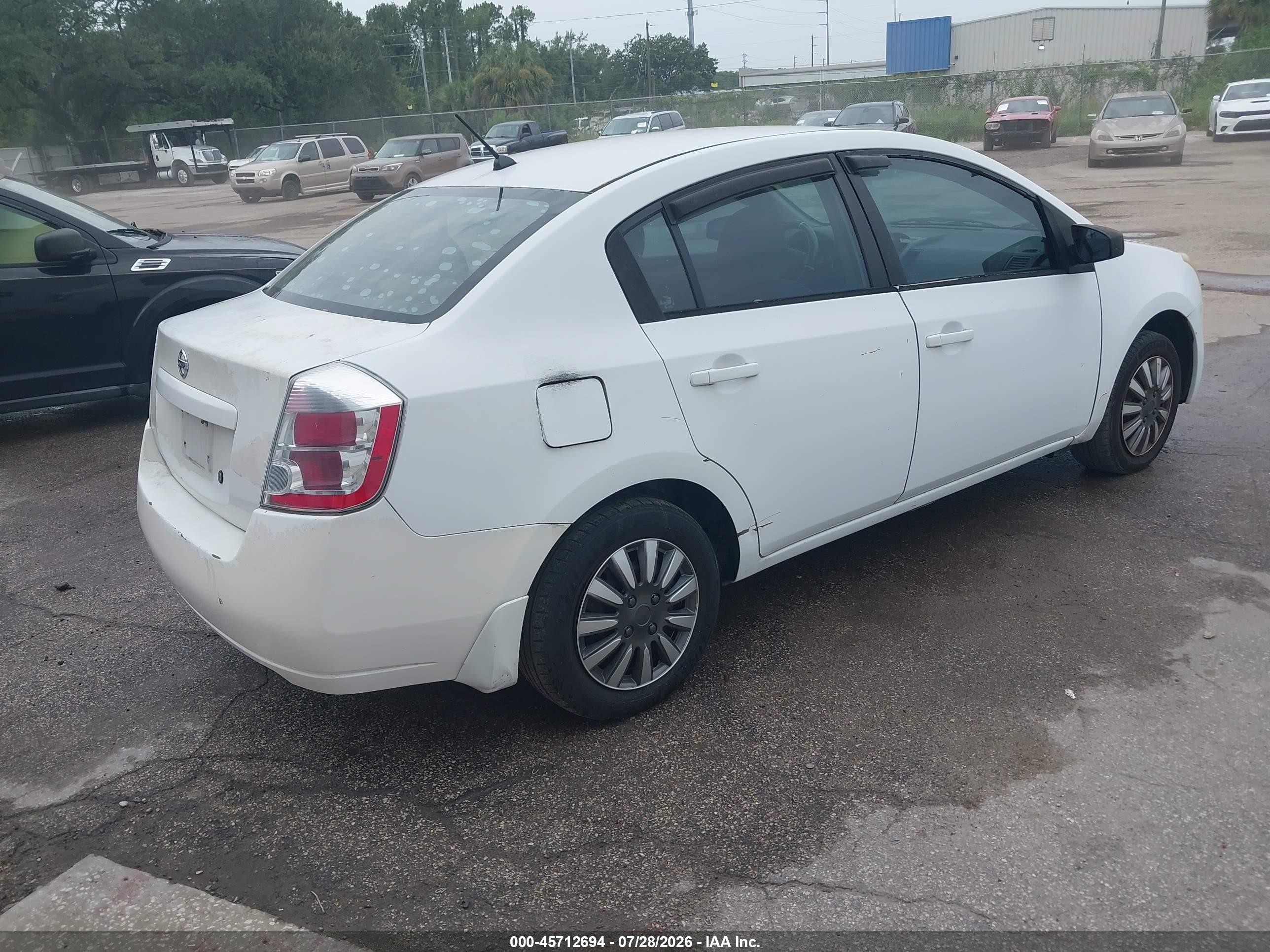 2009 Nissan Sentra 2.0 White vin: 3N1AB61E49L628917
