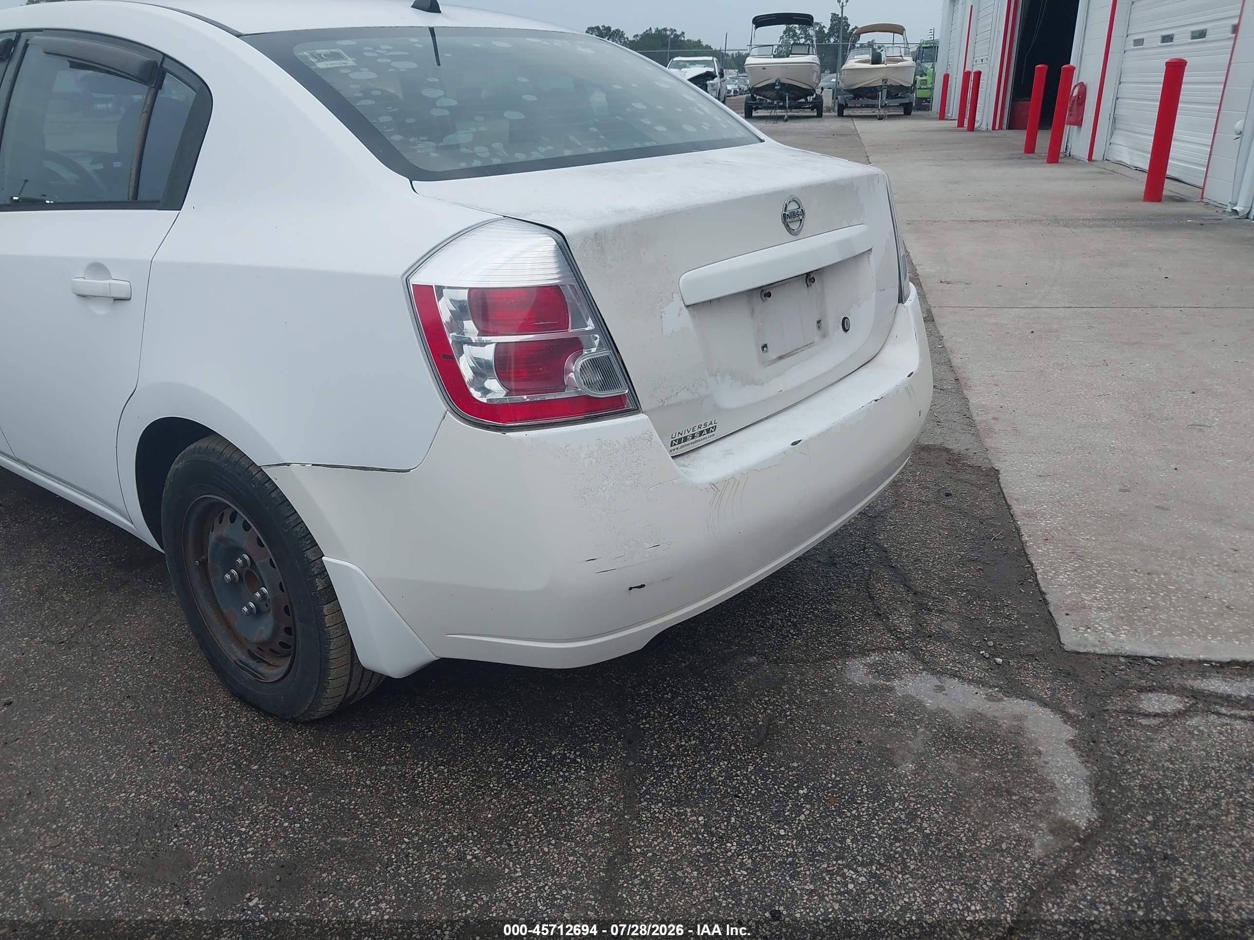2009 Nissan Sentra 2.0 White vin: 3N1AB61E49L628917