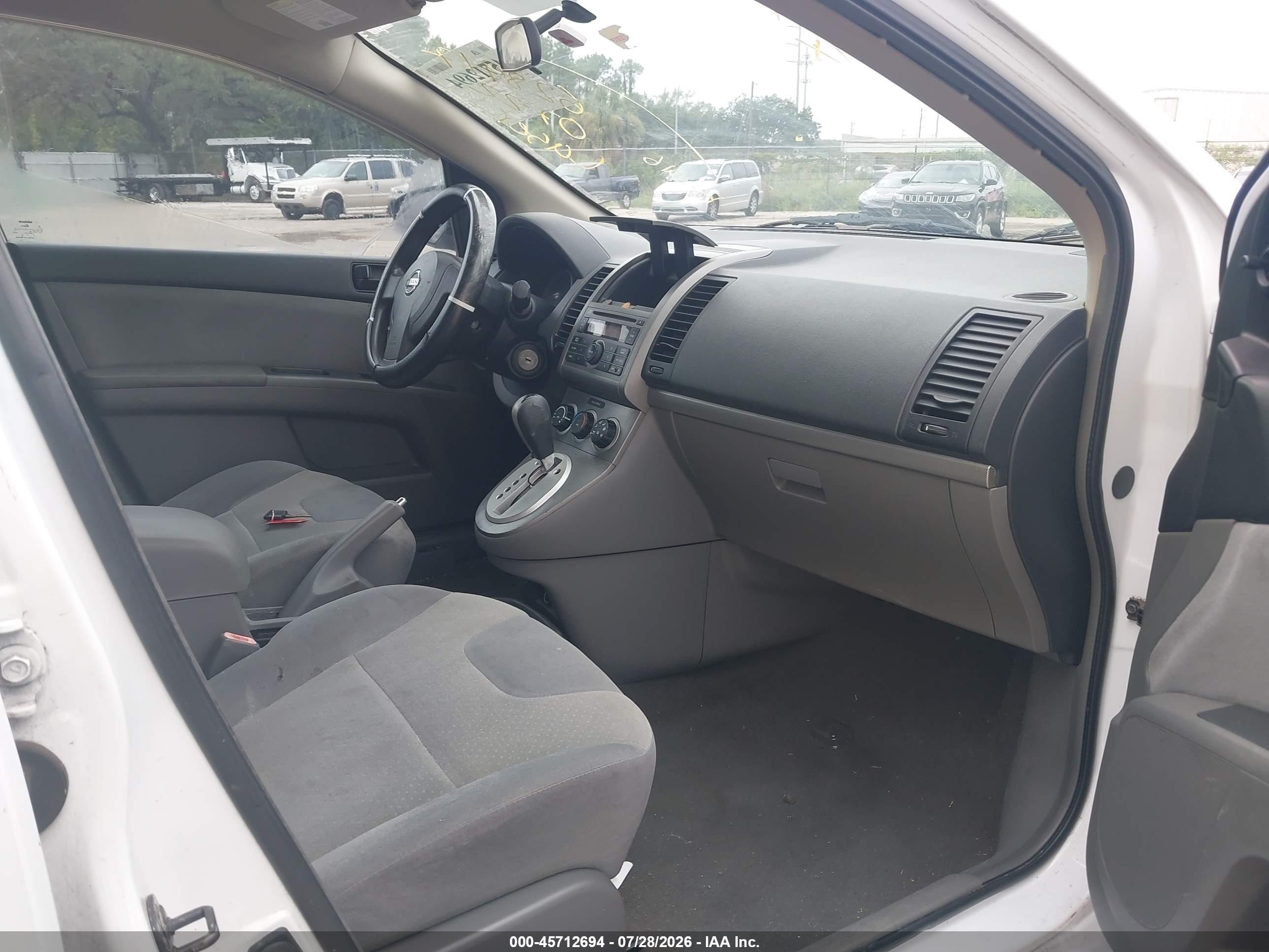 2009 Nissan Sentra 2.0 White vin: 3N1AB61E49L628917