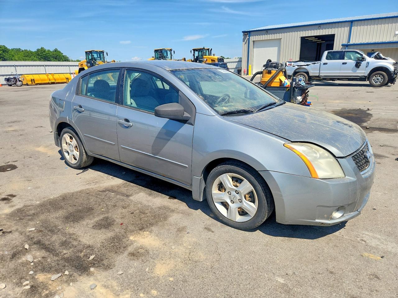 2009 Nissan Sentra Silver vin: 3N1AB61E49L652974