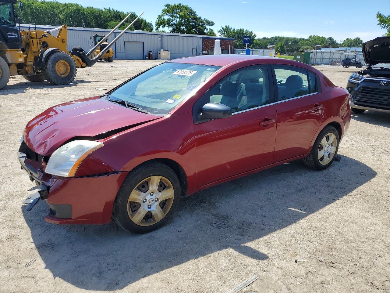 2007 Nissan Sentra 2.0 Burgundy vin: 3N1AB61E57L606860