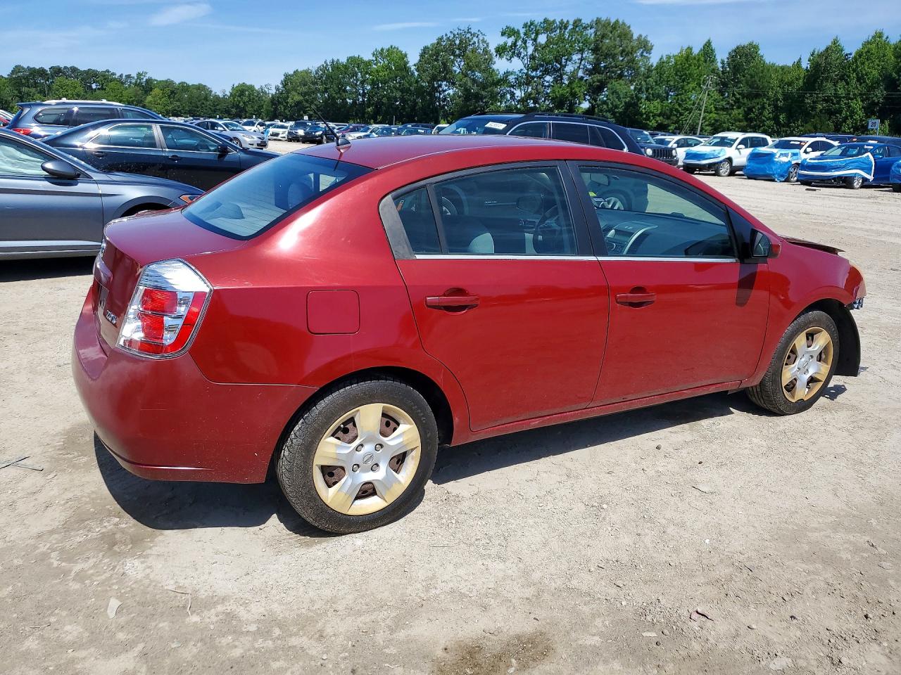 2007 Nissan Sentra 2.0 Burgundy vin: 3N1AB61E57L606860