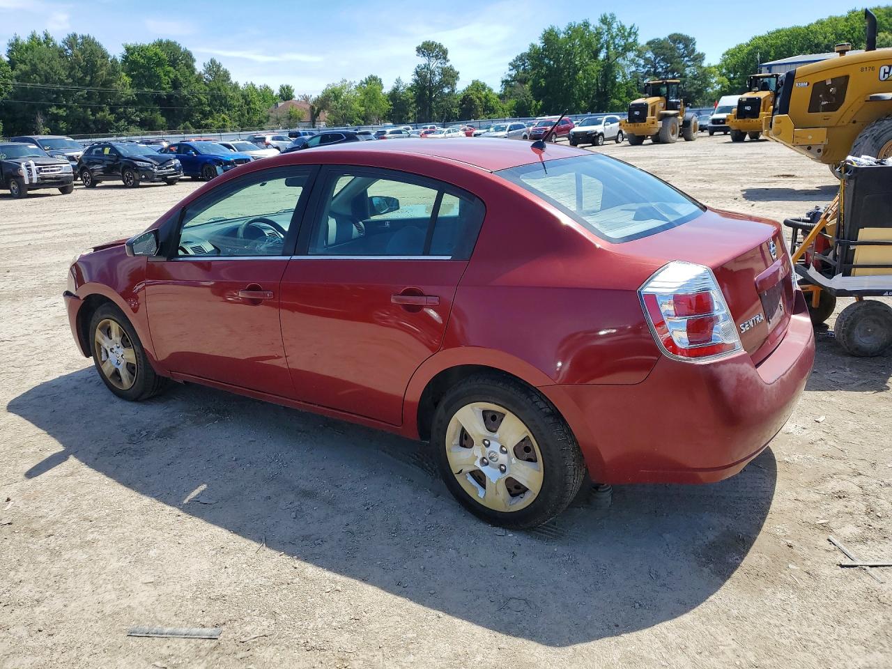 2007 Nissan Sentra 2.0 Burgundy vin: 3N1AB61E57L606860