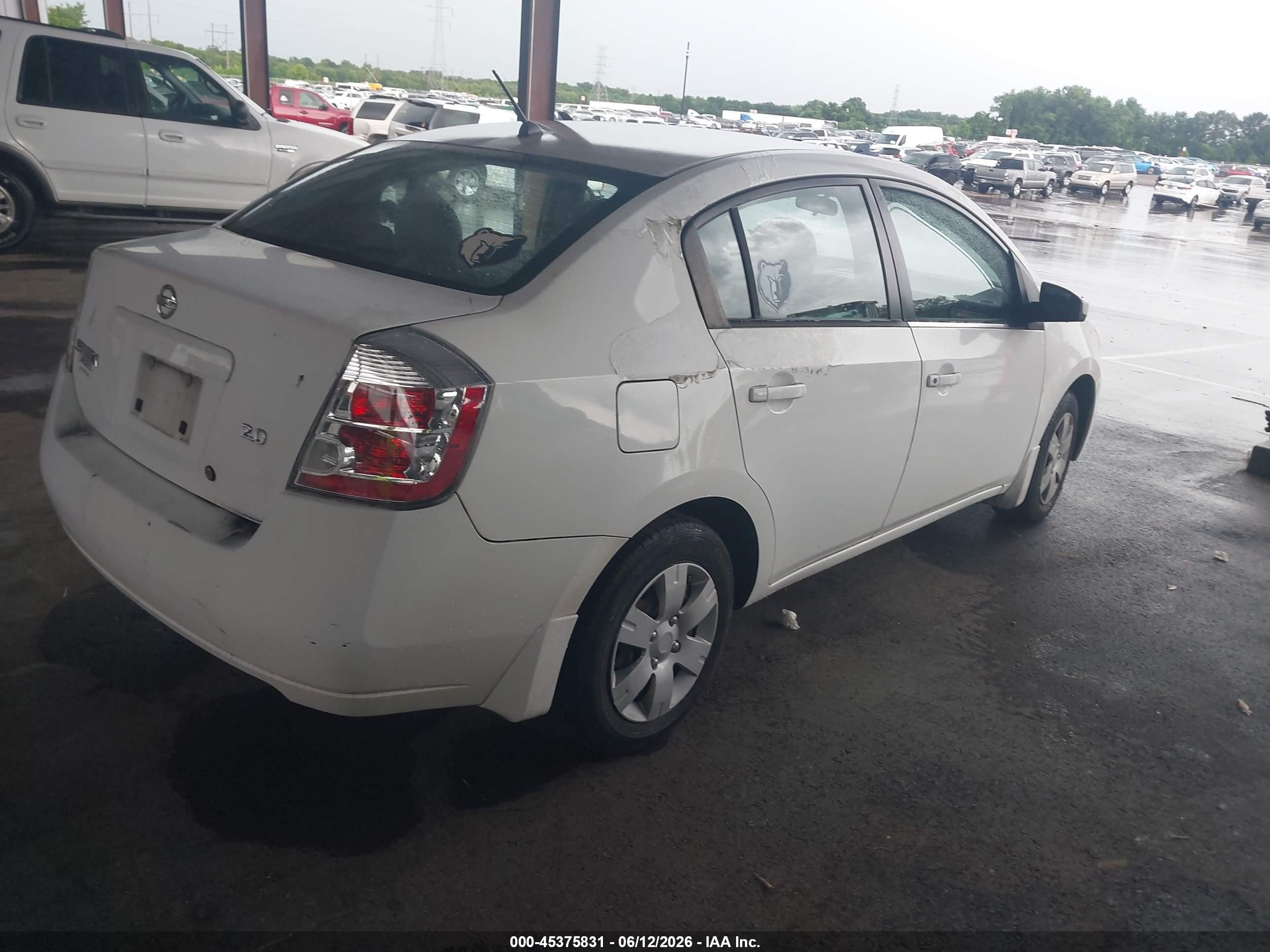 2007 Nissan Sentra 2.0 Серый vin: 3N1AB61E57L669263