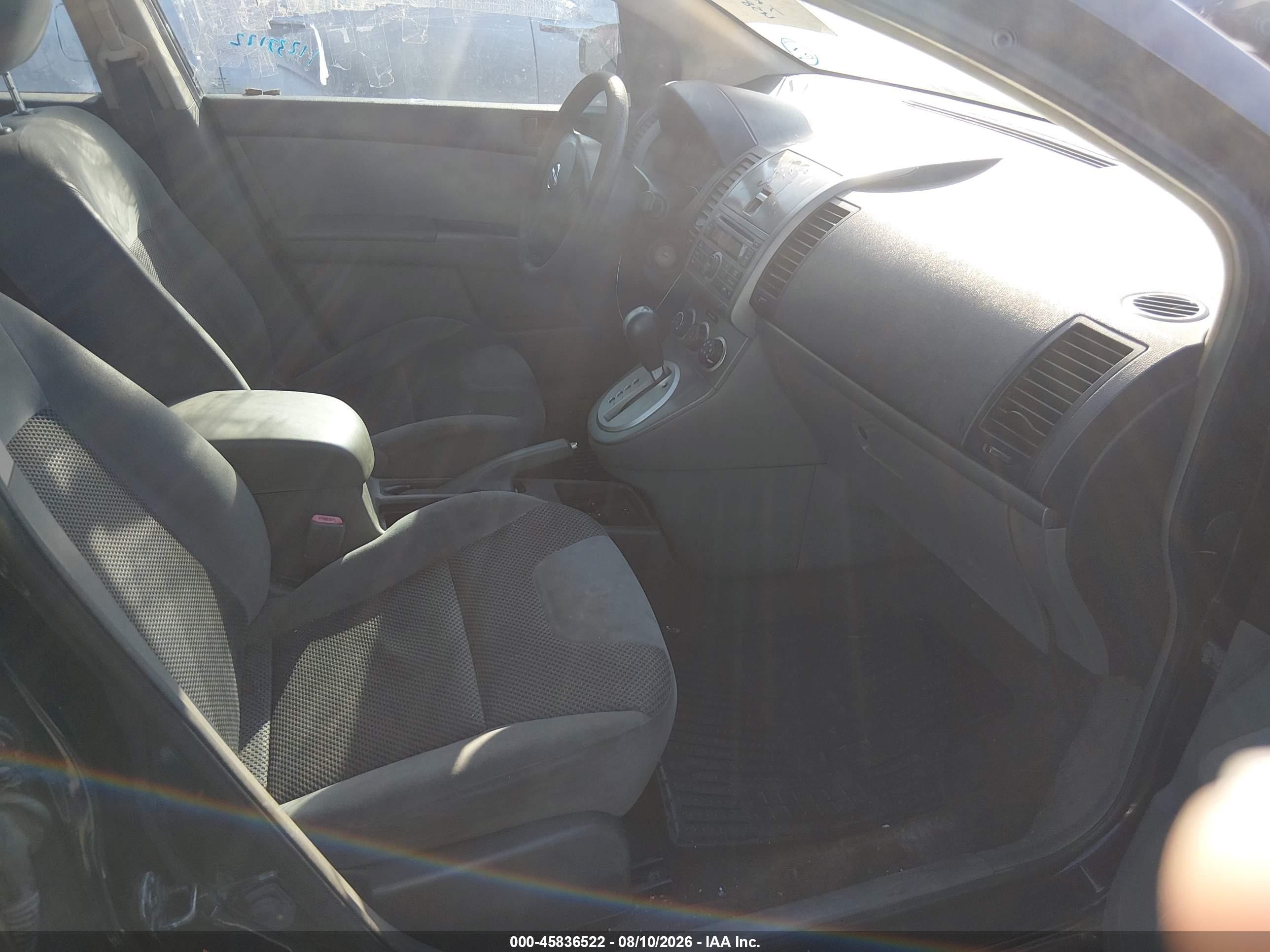 2007 Nissan Sentra 2.0 Black vin: 3N1AB61E57L694650
