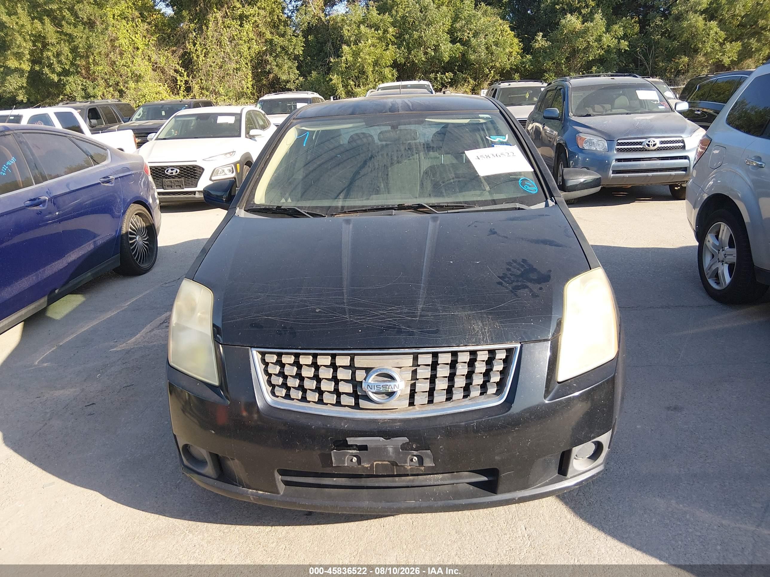 2007 Nissan Sentra 2.0 Black vin: 3N1AB61E57L694650