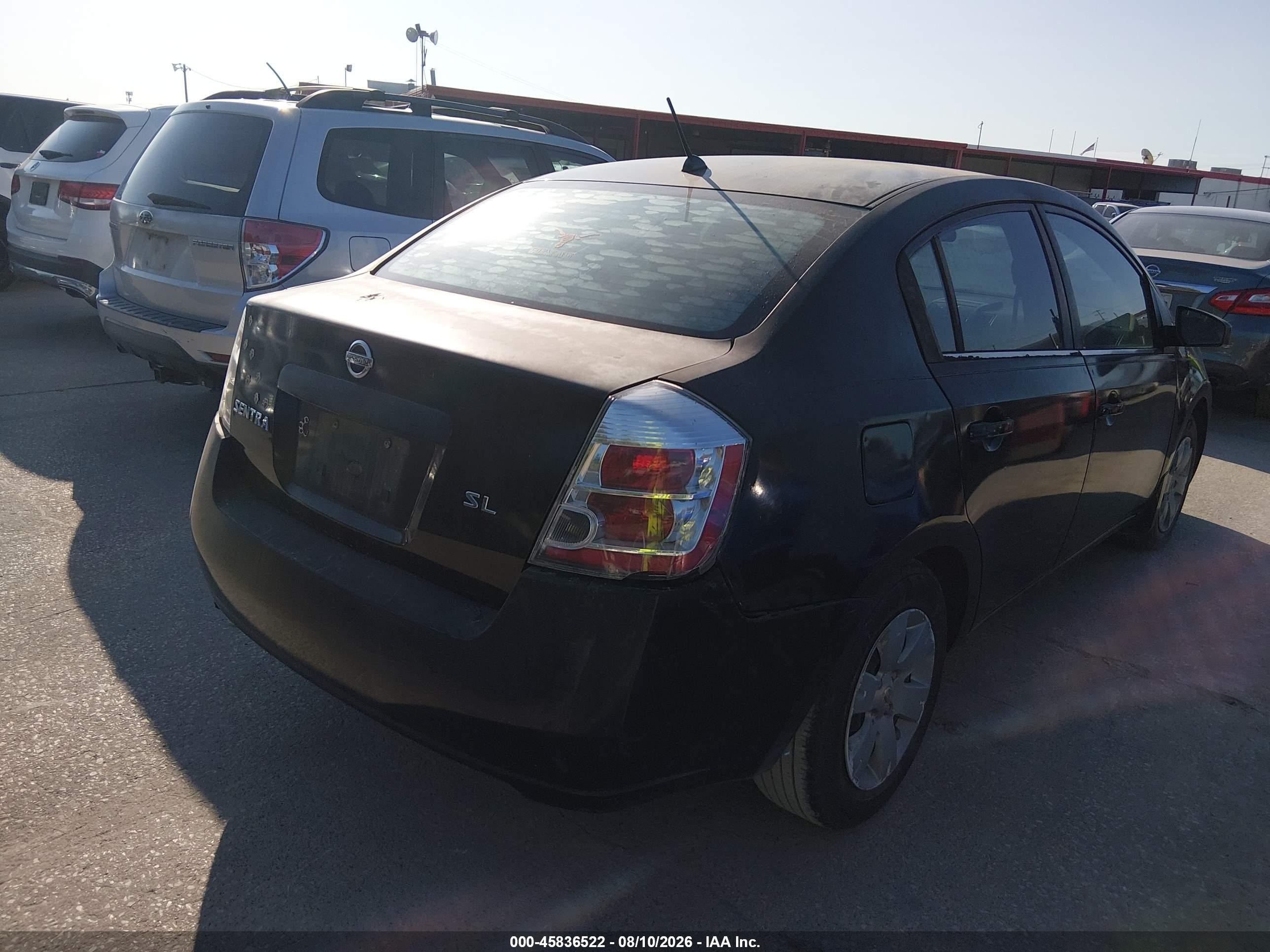 2007 Nissan Sentra 2.0 Black vin: 3N1AB61E57L694650