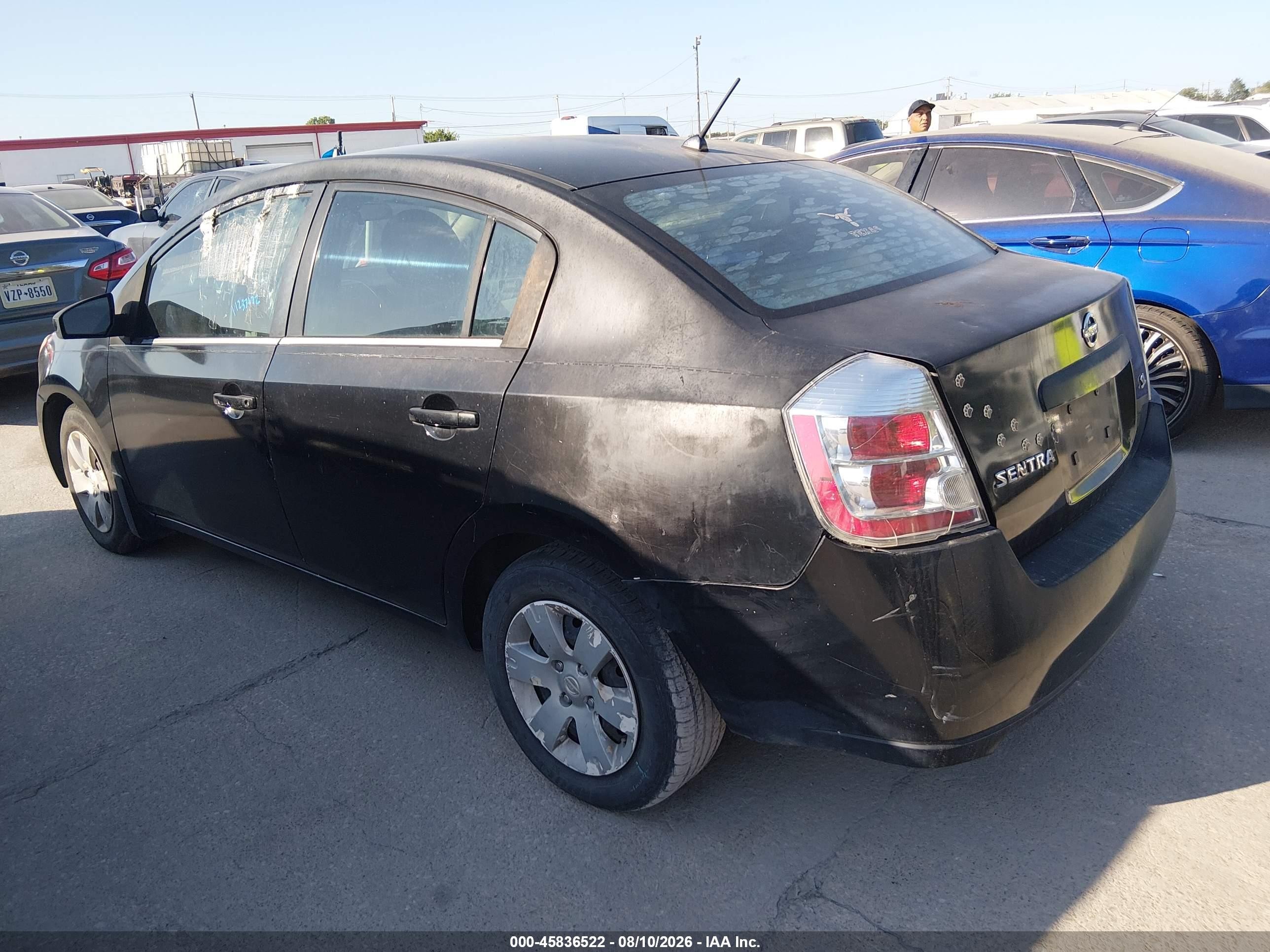 2007 Nissan Sentra 2.0 Black vin: 3N1AB61E57L694650