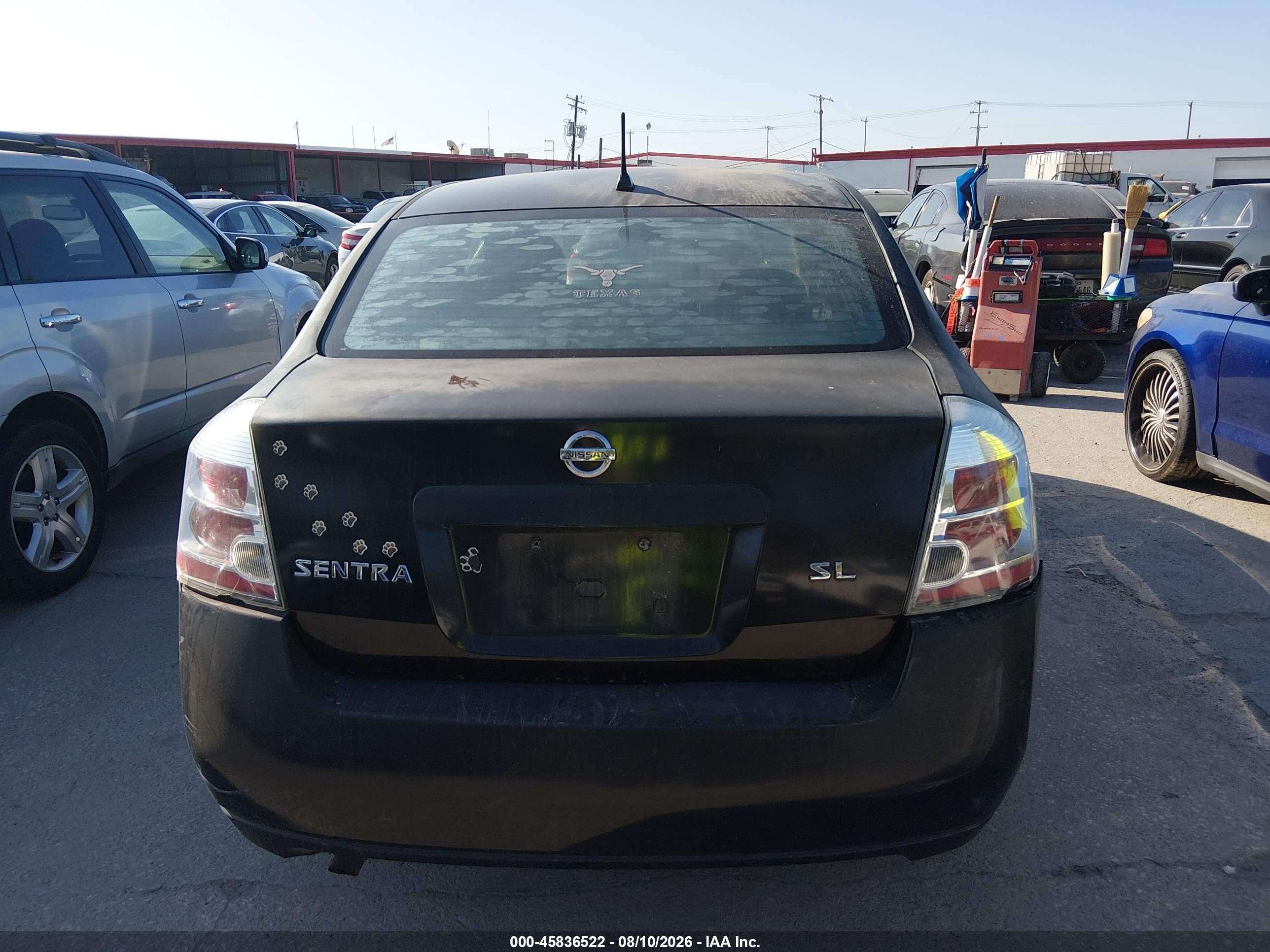 2007 Nissan Sentra 2.0 Black vin: 3N1AB61E57L694650
