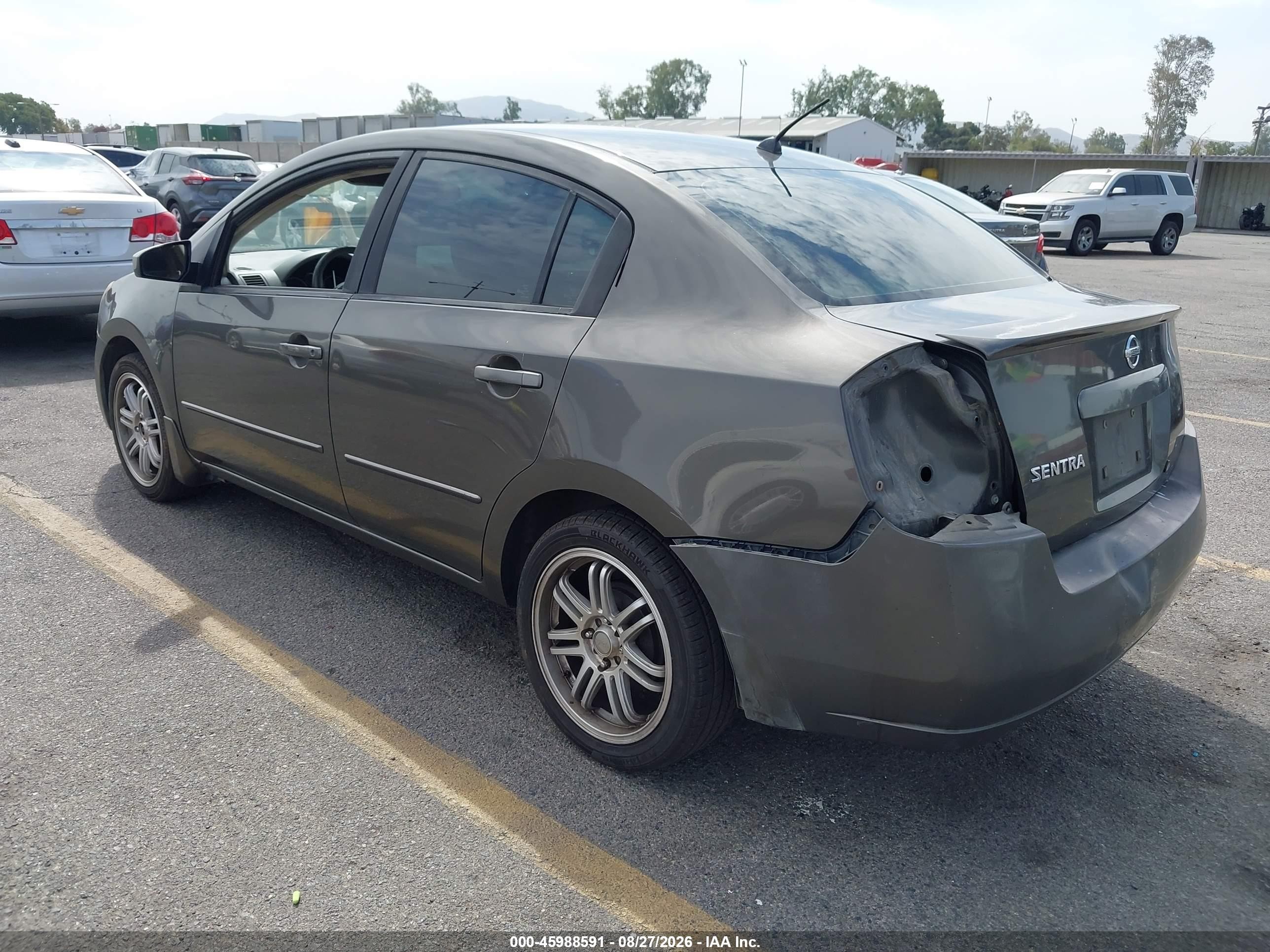 2008 Nissan Sentra 2.0 S Brown vin: 3N1AB61E58L638869