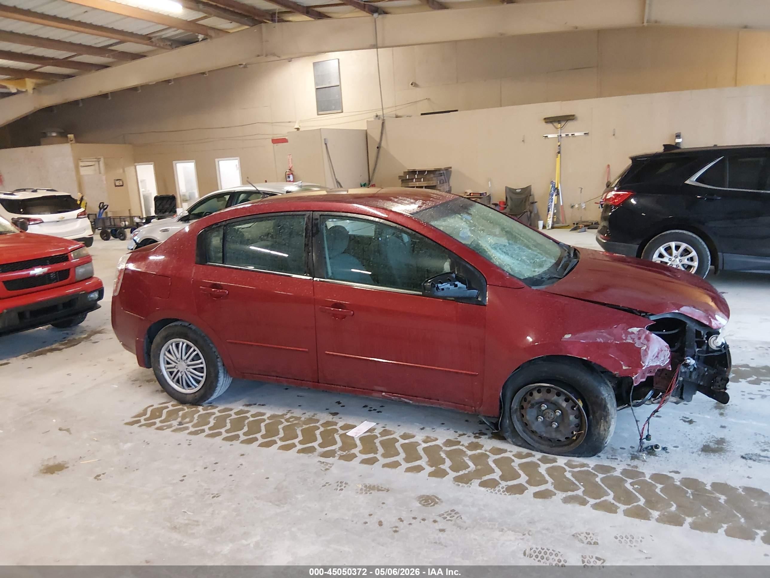 2008 Nissan Sentra 2.0 Красный vin: 3N1AB61E58L642436