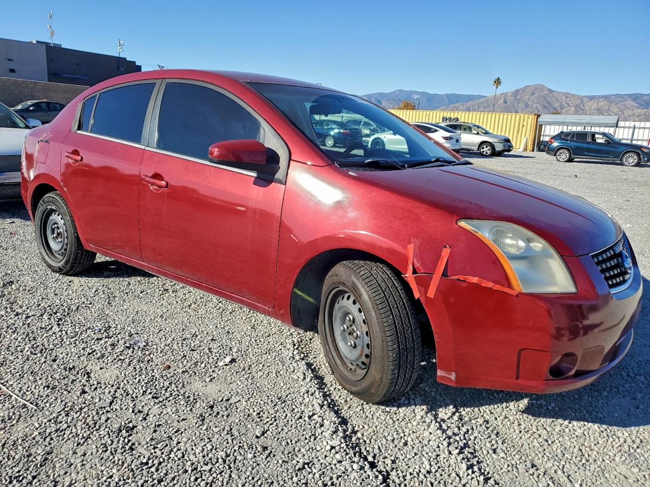 2008 Nissan Sentra 2.0 Red vin: 3N1AB61E58L677638