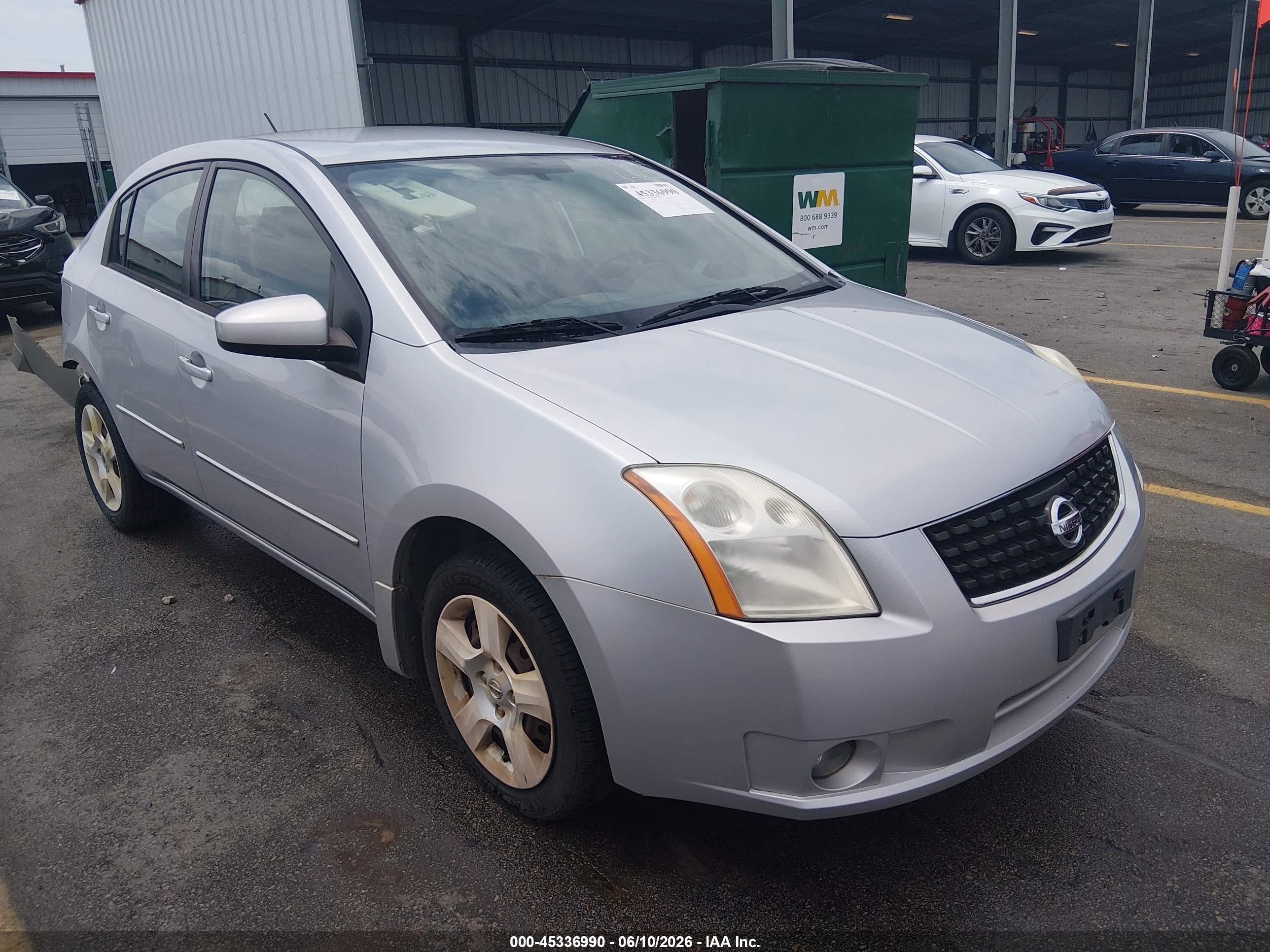 2008 Nissan Sentra 2.0s Silver vin: 3N1AB61E58L693189
