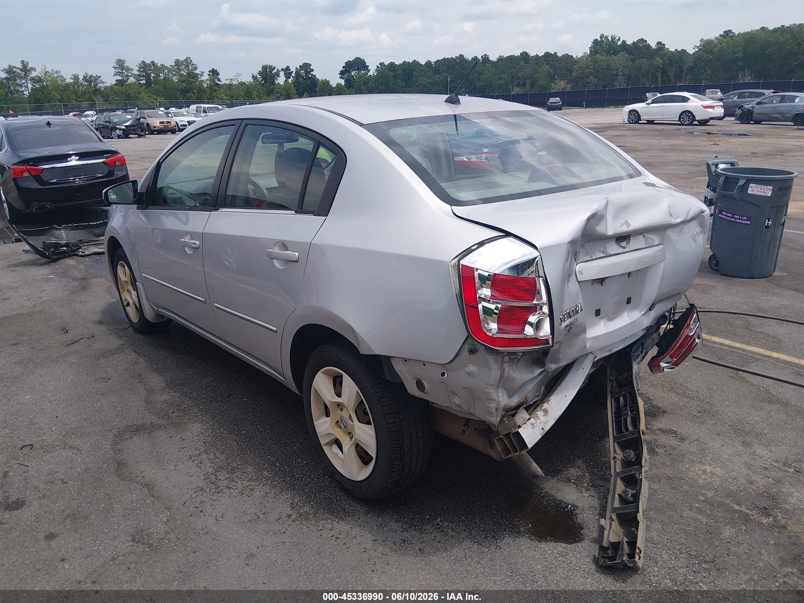 2008 Nissan Sentra 2.0s Silver vin: 3N1AB61E58L693189