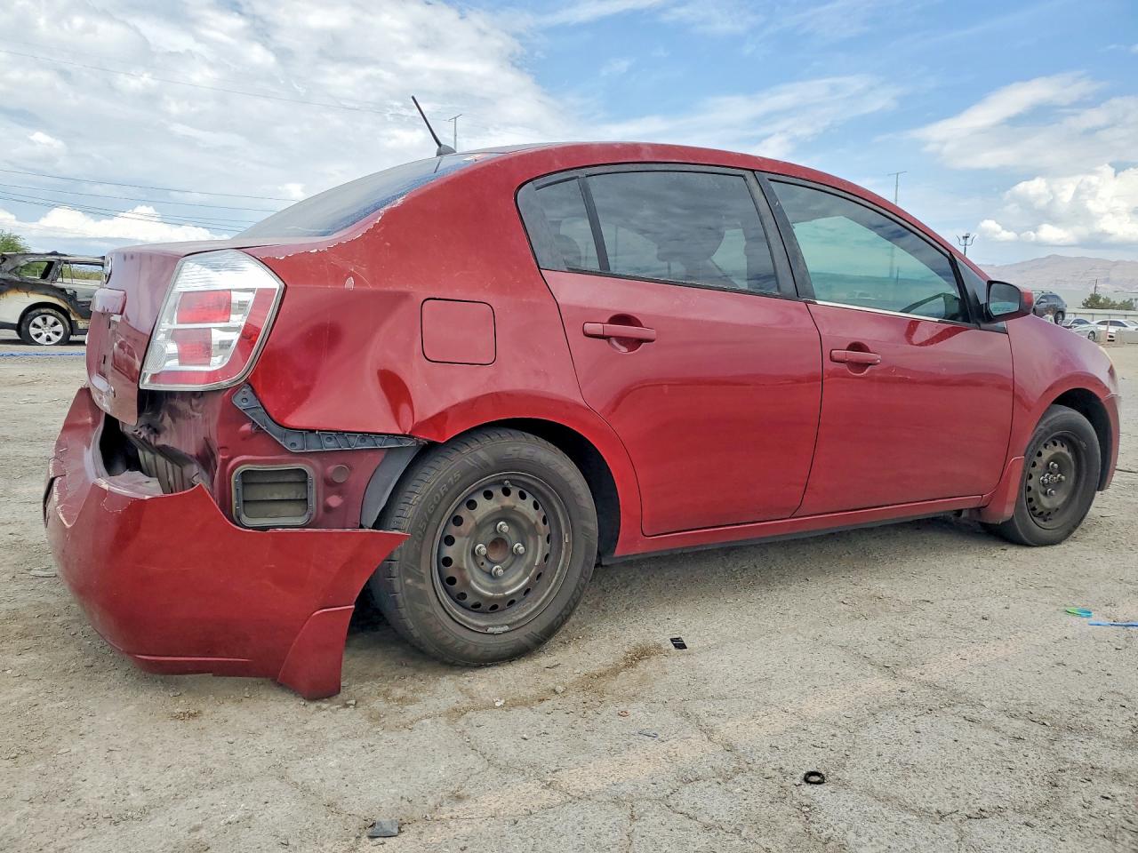 2008 Nissan Sentra 2.0 Burgundy vin: 3N1AB61E58L738423