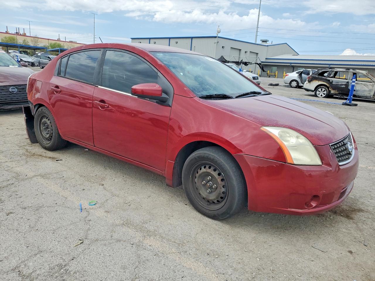 2008 Nissan Sentra 2.0 Burgundy vin: 3N1AB61E58L738423