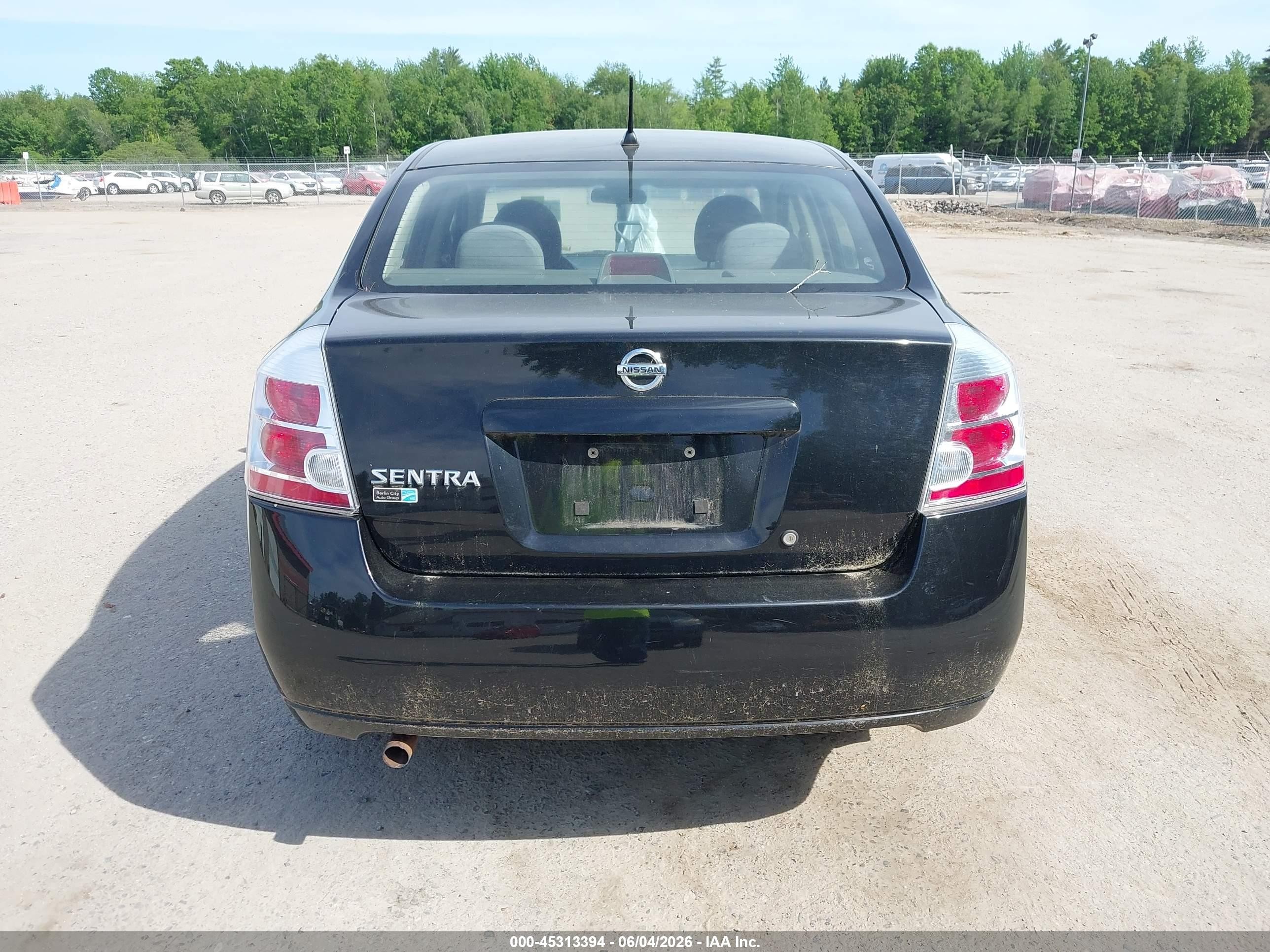 2008 Nissan Sentra 2.0s Black vin: 3N1AB61E58L751107