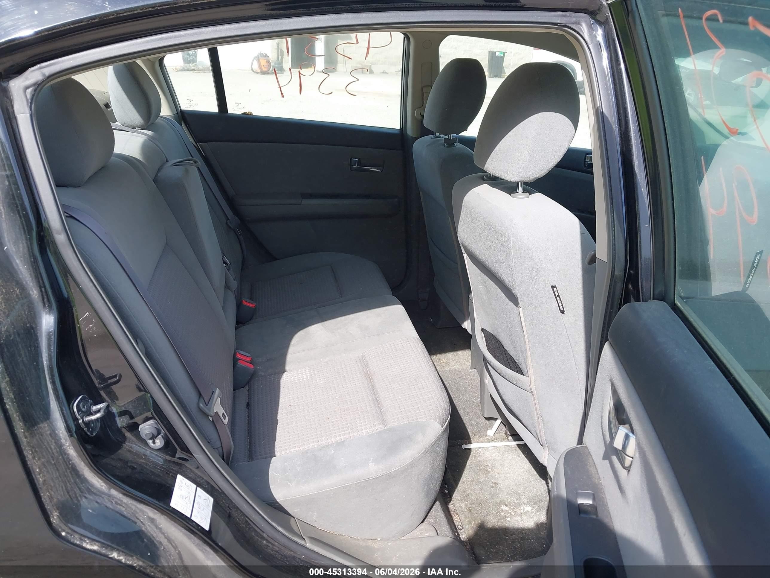 2008 Nissan Sentra 2.0s Black vin: 3N1AB61E58L751107