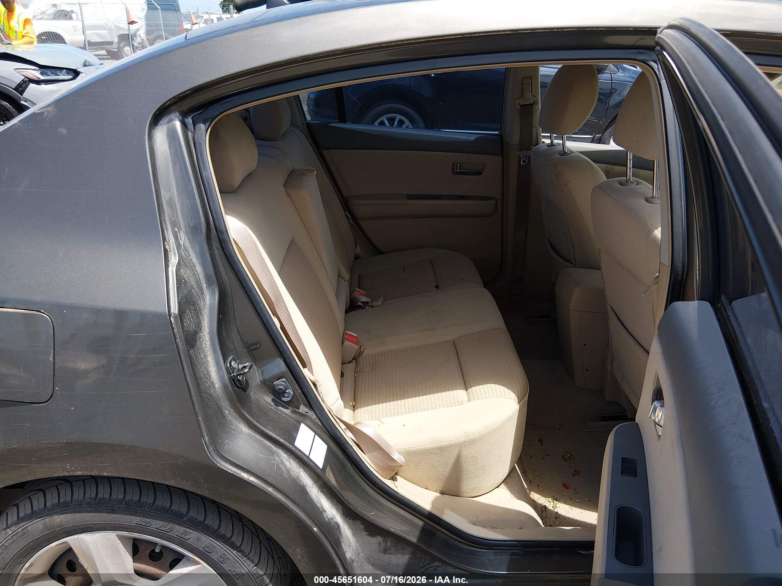 2008 Nissan Sentra 2.0 S Brown vin: 3N1AB61E58L761667