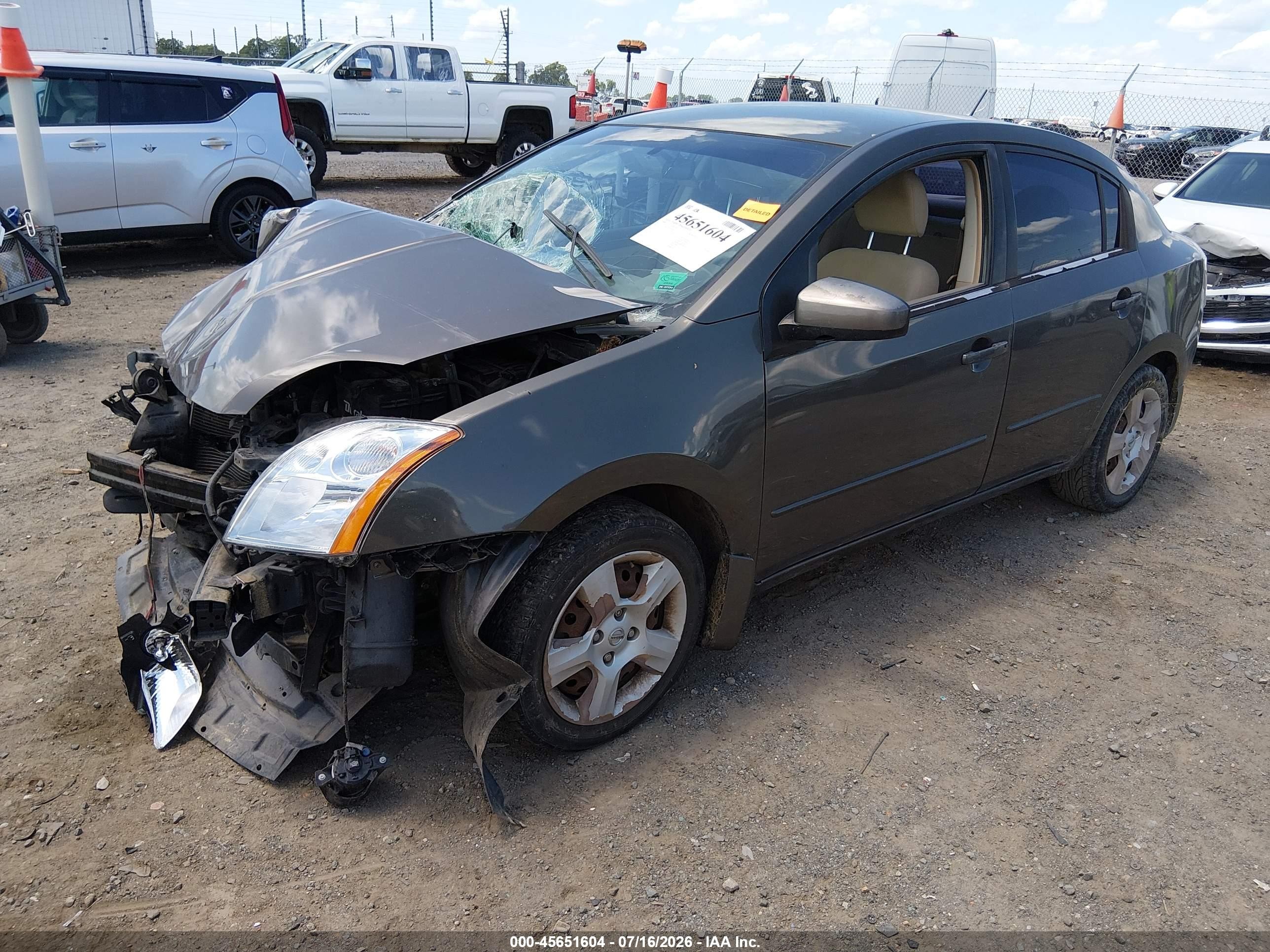 2008 Nissan Sentra 2.0 S Brown vin: 3N1AB61E58L761667