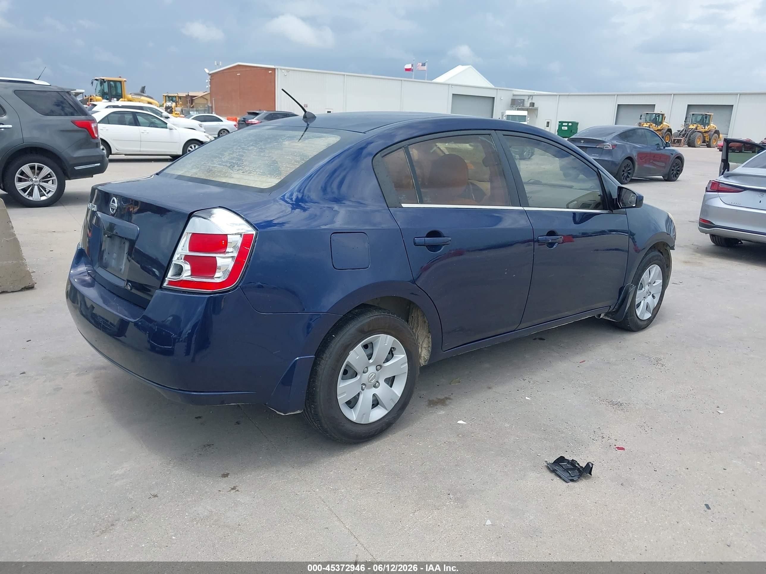 2008 Nissan Sentra 2.0 Синий vin: 3N1AB61E58L765671